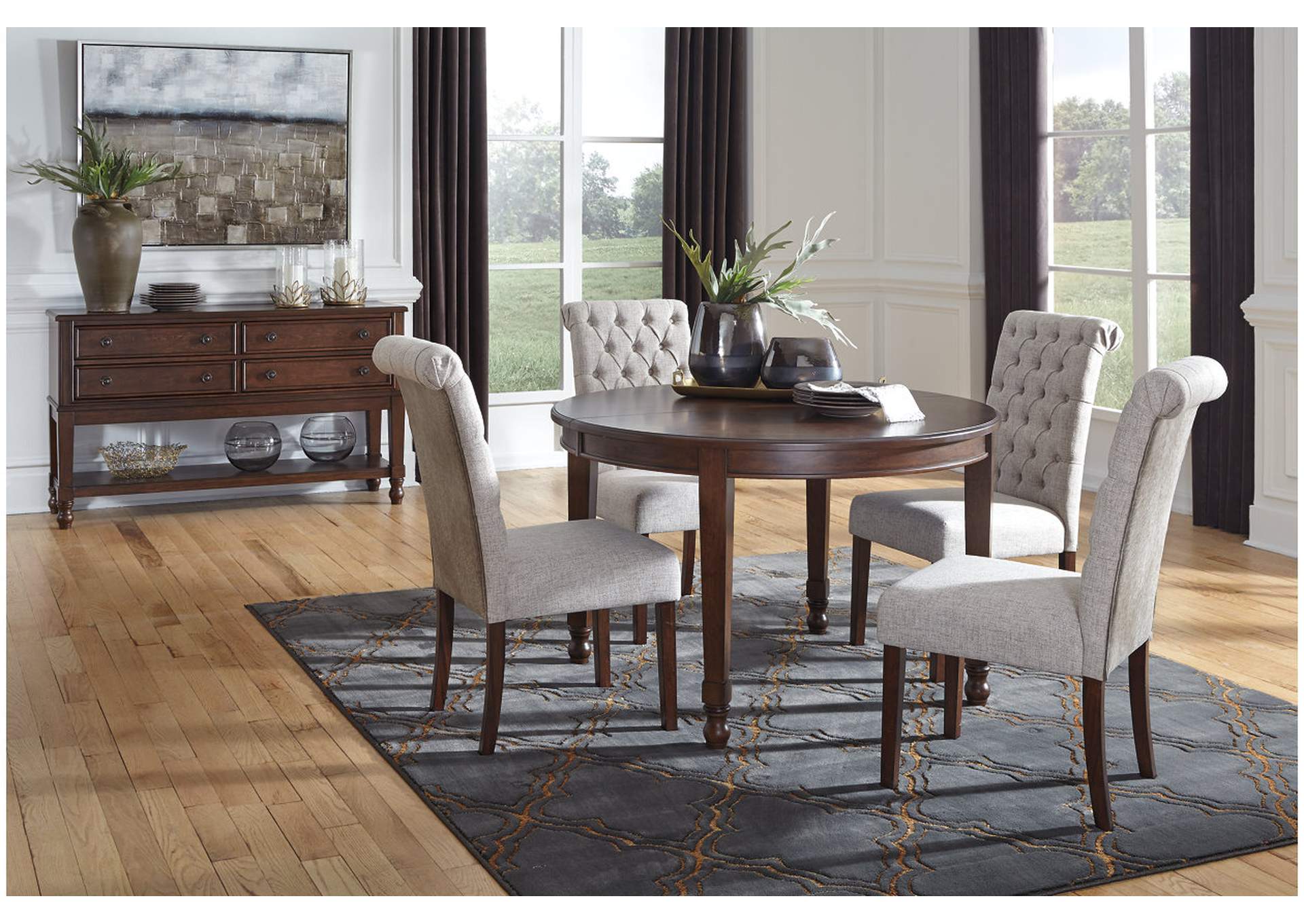 adinton dining table and 4 chairs