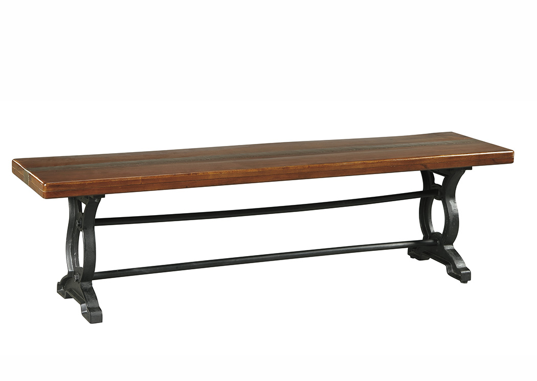 Zurani Brown/Black Large Dining Room Bench,ABF Signature Design by Ashley