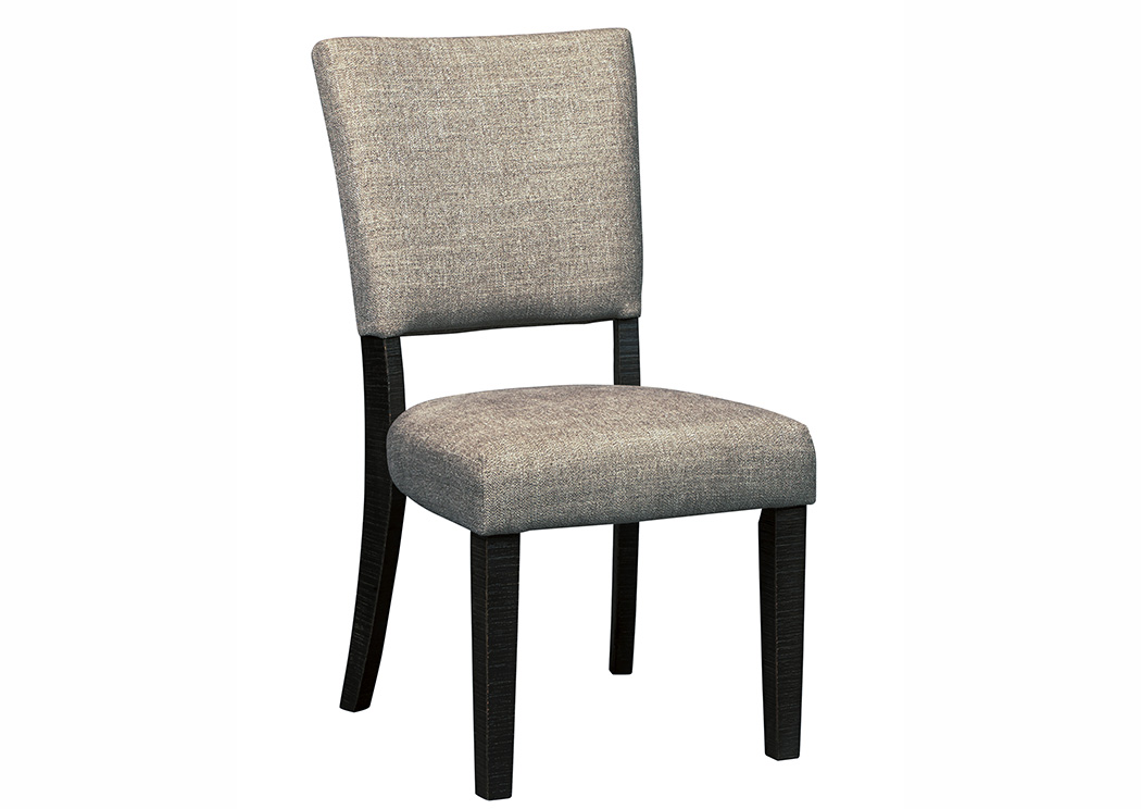 Zurani Brown/Black Dining Upholstered Side Chair (Set of 2),ABF Signature Design by Ashley