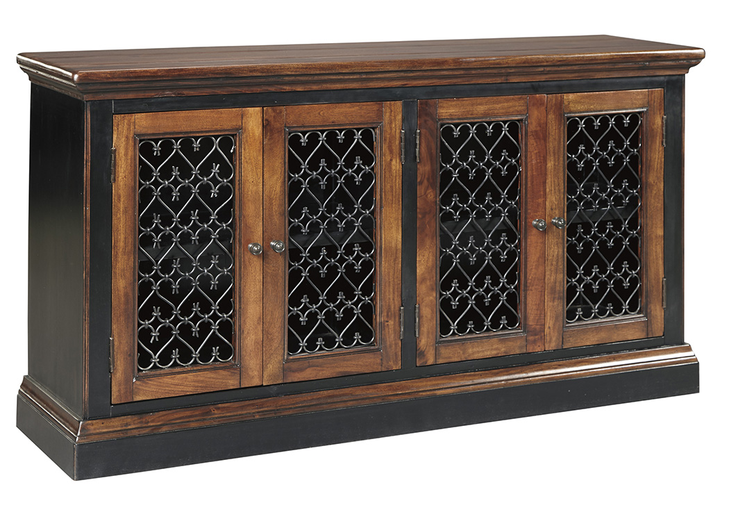 Zurani Brown/Black Dining Room Server,ABF Signature Design by Ashley