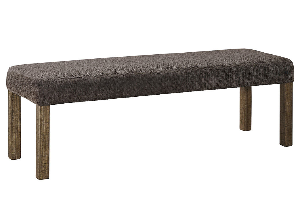 Tamilo Gray/Brown Large Uphostery Dining Room Bench,ABF Signature Design by Ashley