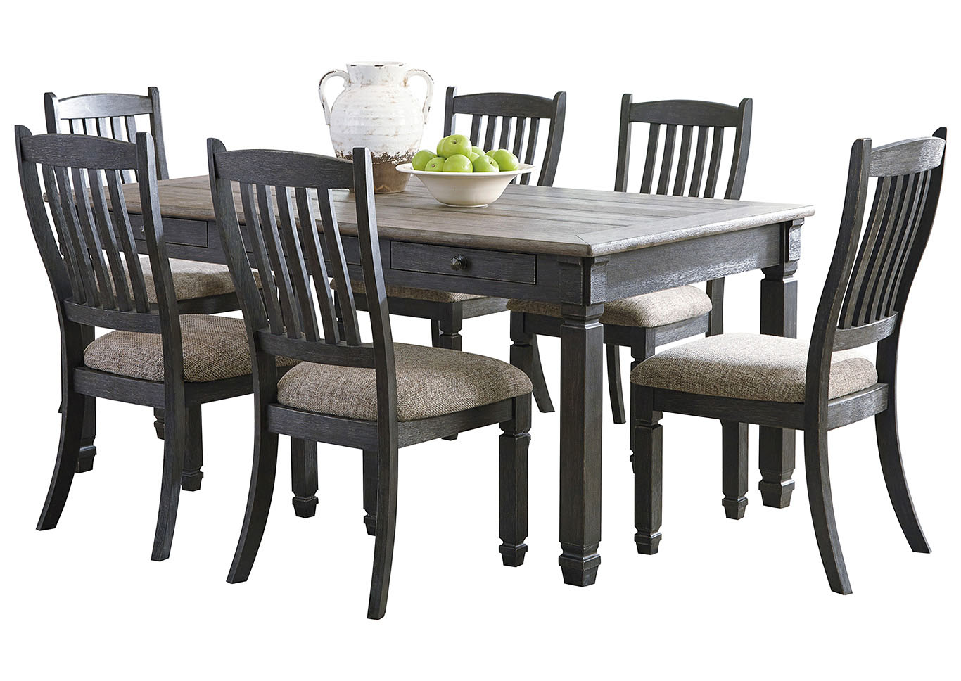 Tyler Creek Dining Table And 6 Chairs Furniture Exchange