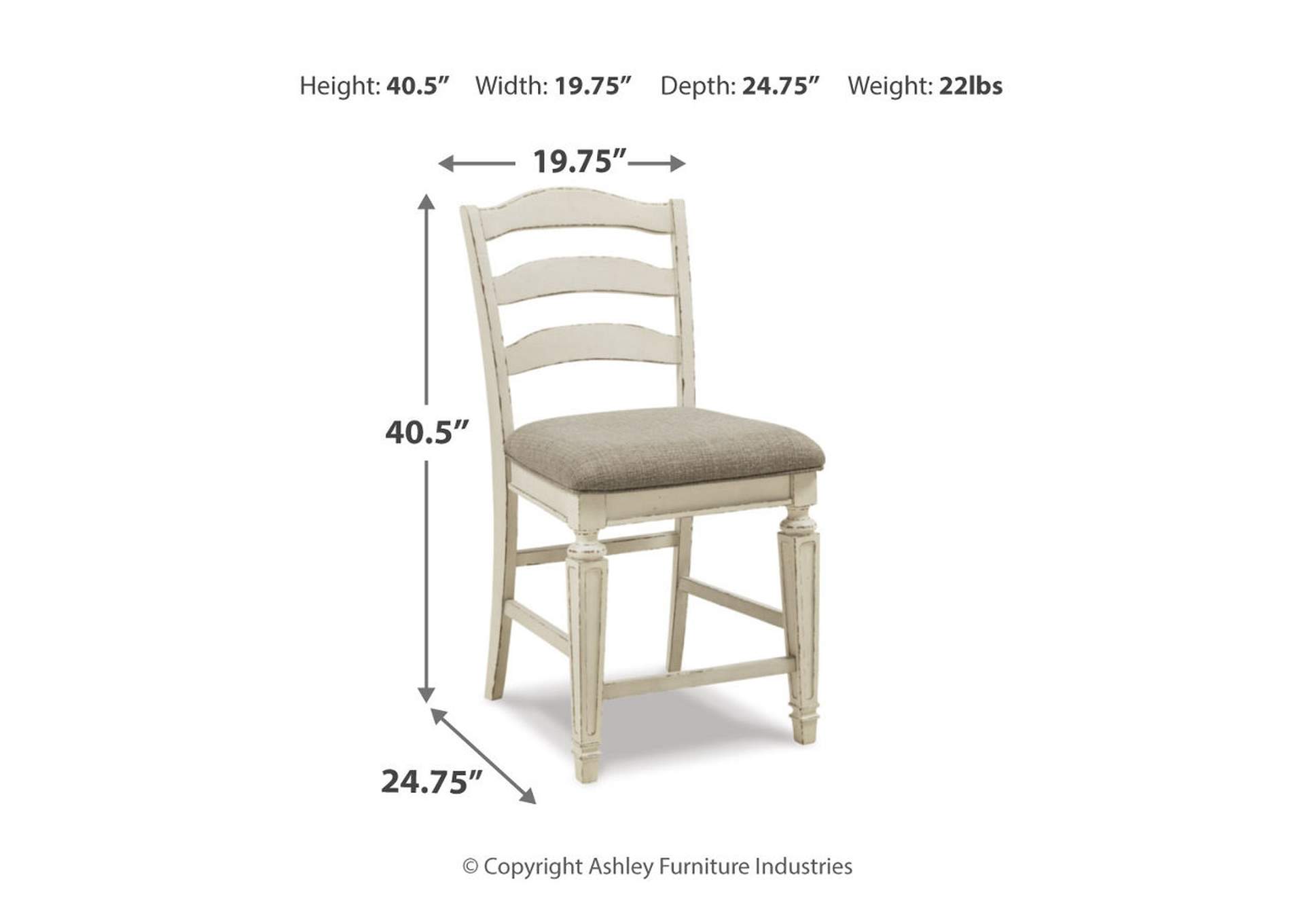 Realyn Counter Height Bar Stool,Signature Design By Ashley