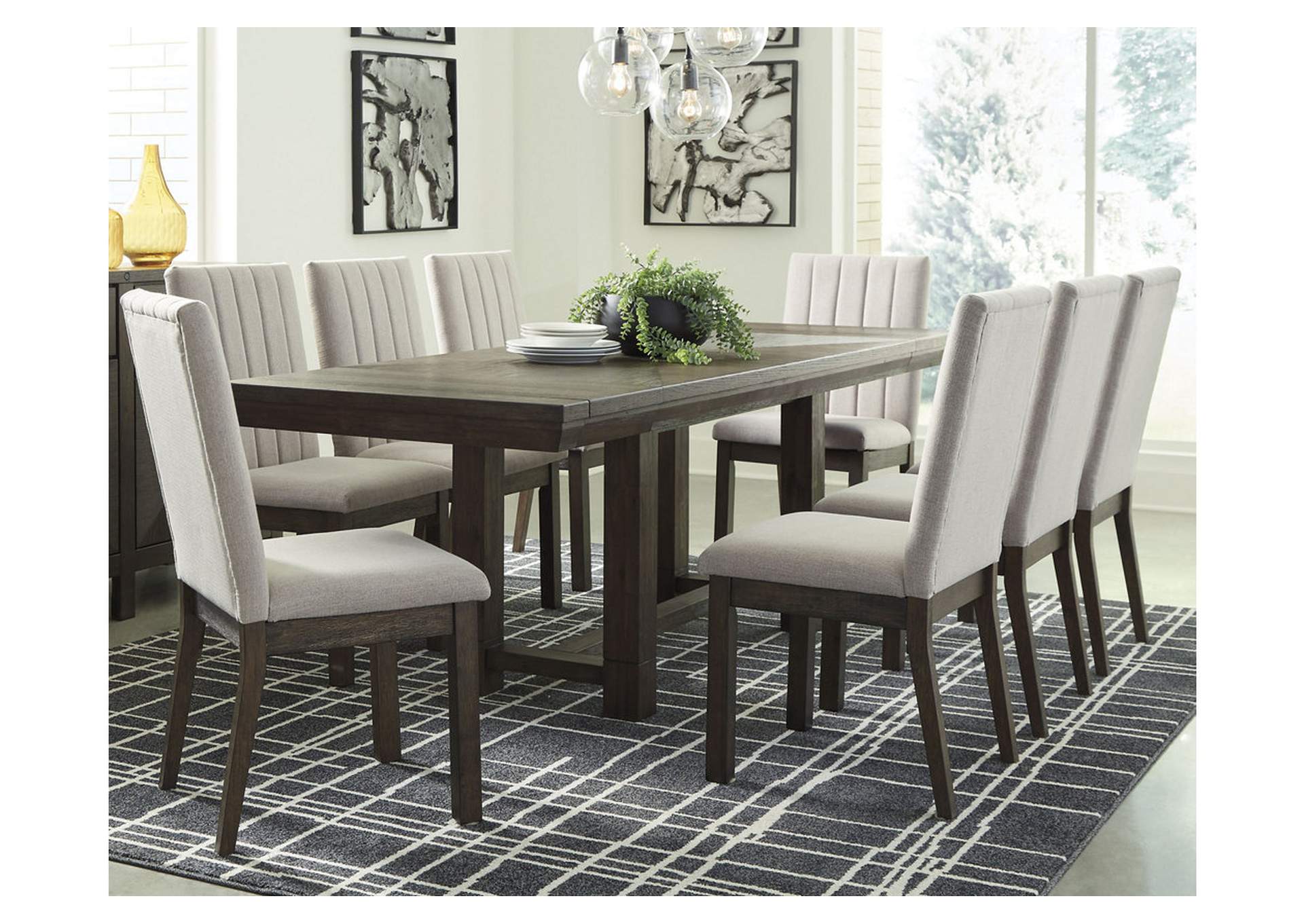 Dellbeck Dining Table and 8 Chairs,Millennium
