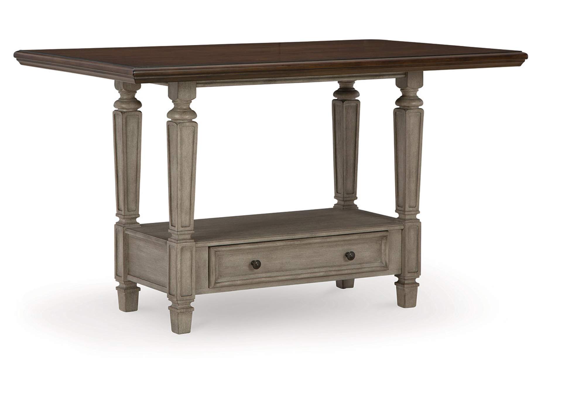 Lodenbay Counter Height Dining Table and 4 Barstools with Storage,Signature Design By Ashley