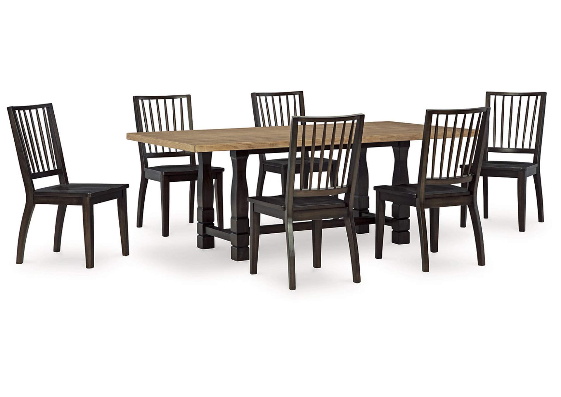 Charterton Dining Table and 6 Chairs,Signature Design By Ashley