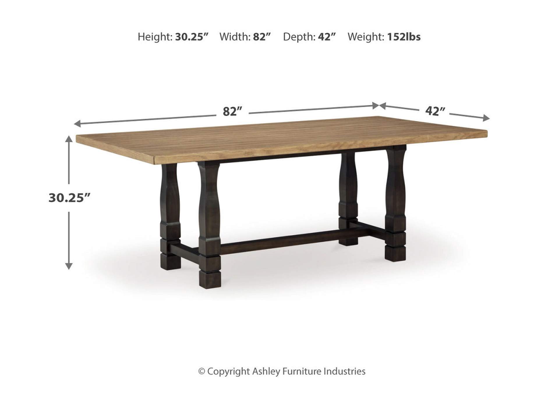 Charterton Dining Table and 8 Chairs,Signature Design By Ashley