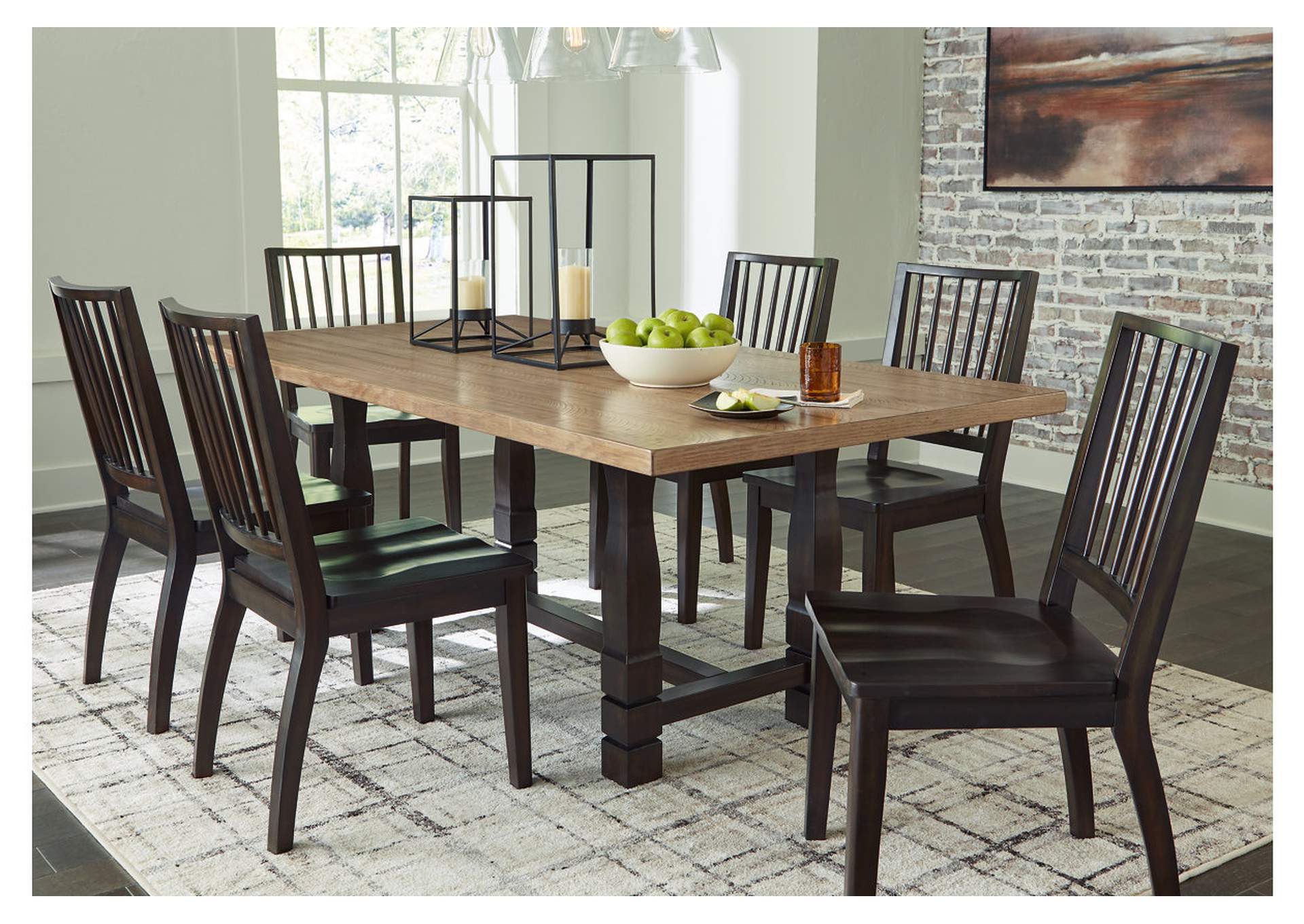 Charterton Dining Table and 6 Chairs,Signature Design By Ashley