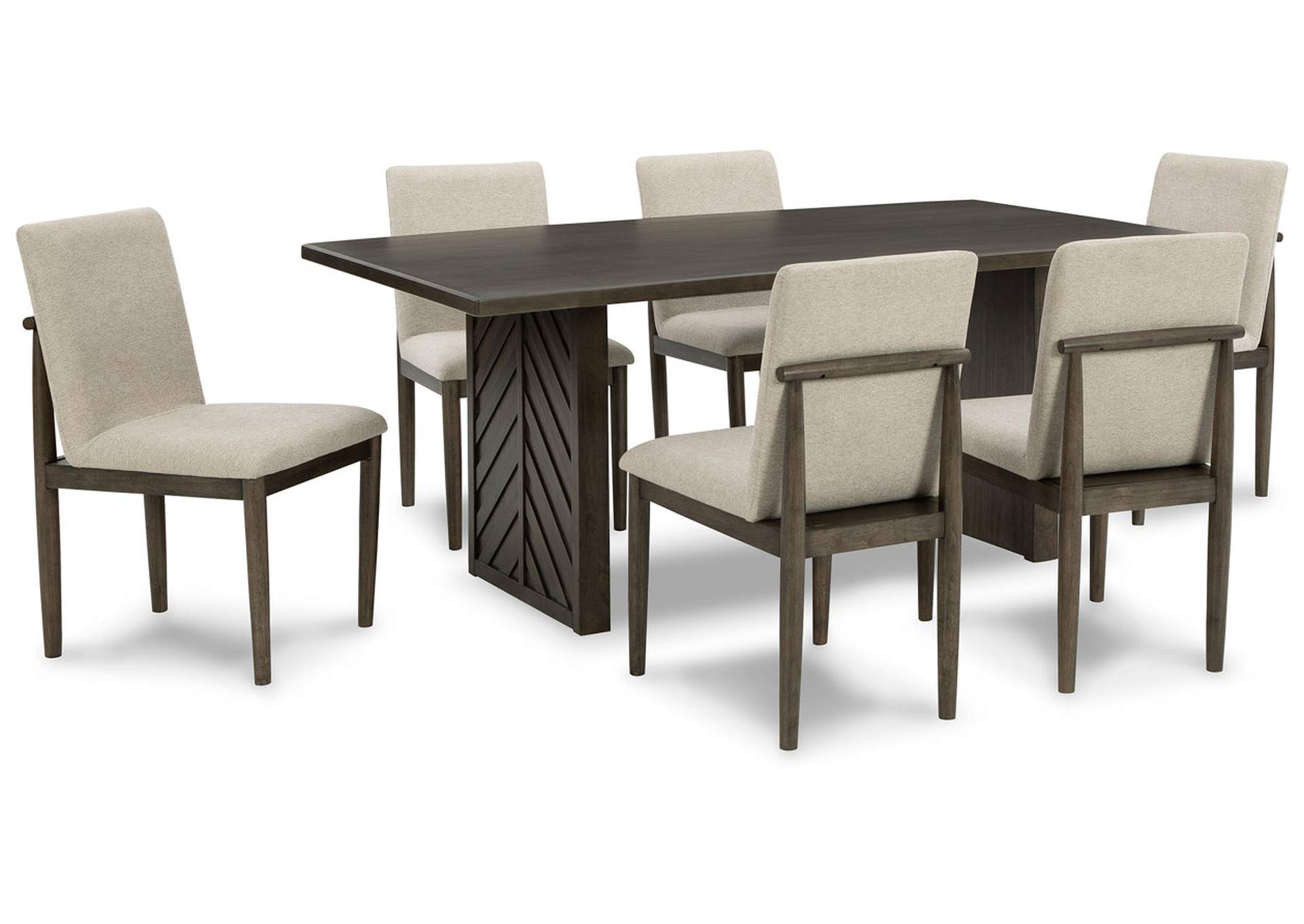 Arkenton Dining Table and 6 Chairs,Ashley