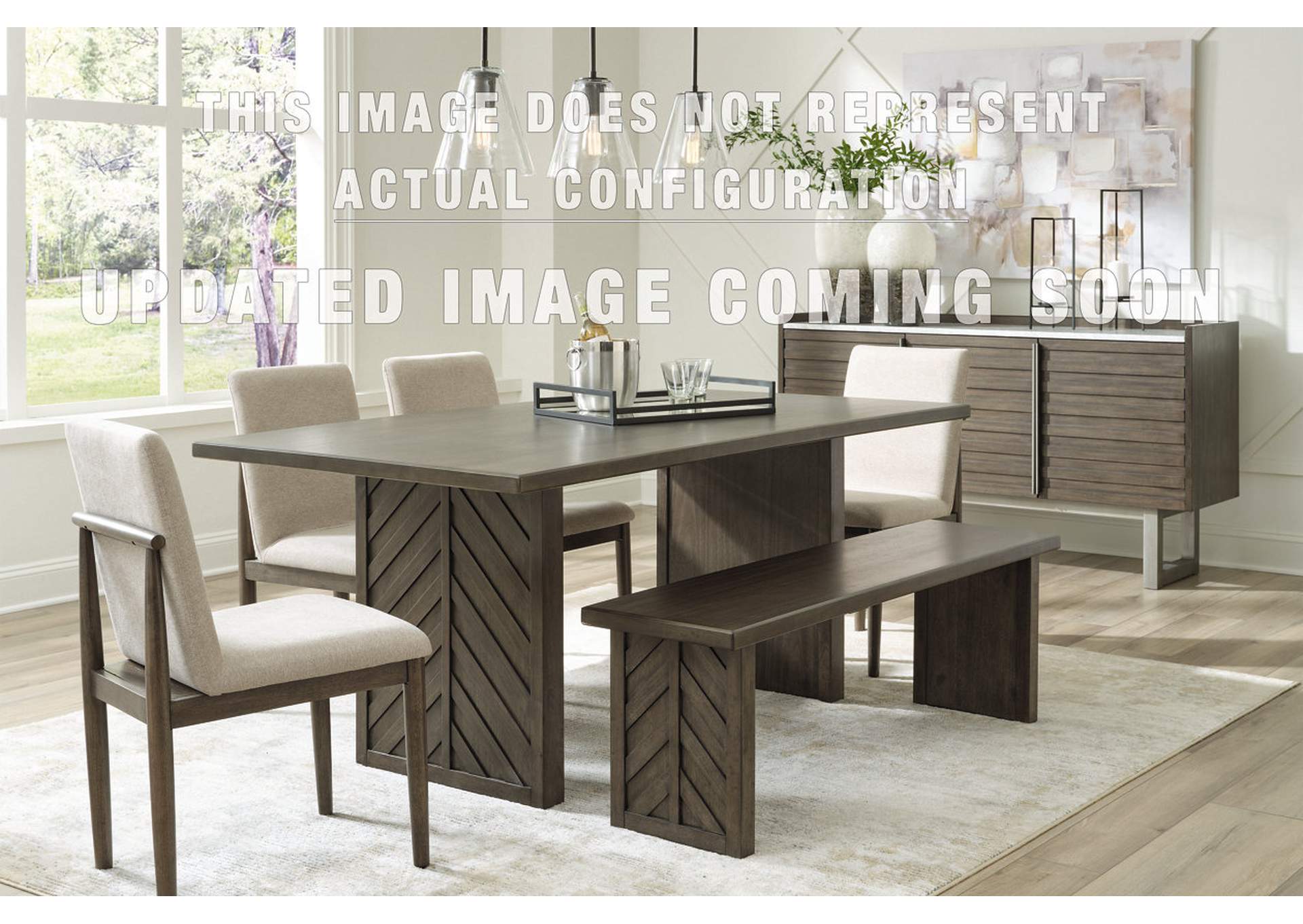 Arkenton Dining Table and 8 Chairs,Ashley
