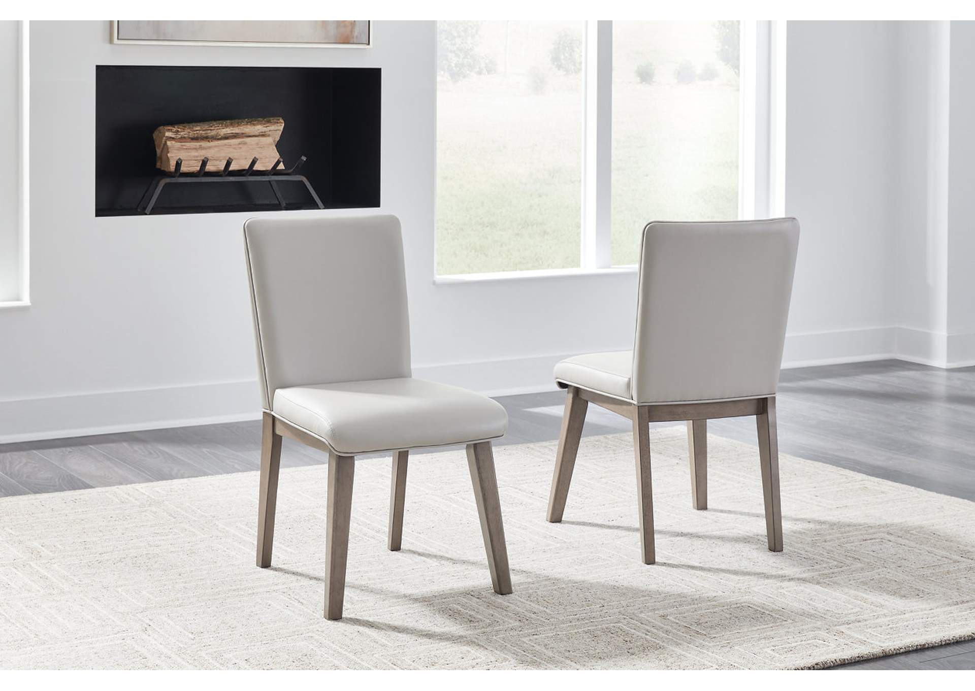 Loyaska Dining Table and 8 Chairs,Signature Design By Ashley