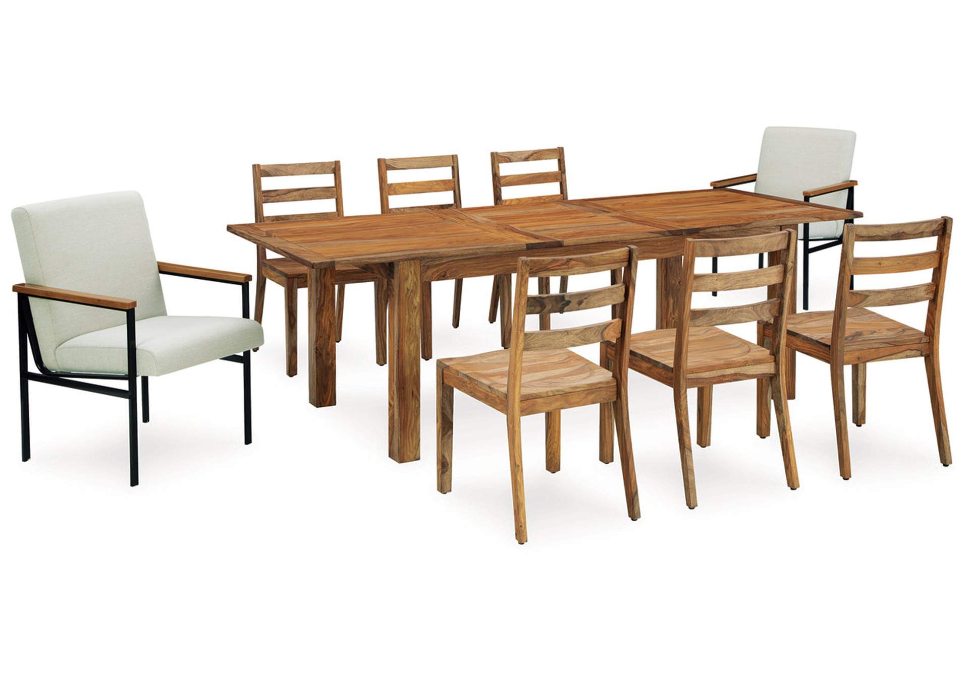 Dressonni Dining Table and 8 Chairs,Signature Design By Ashley