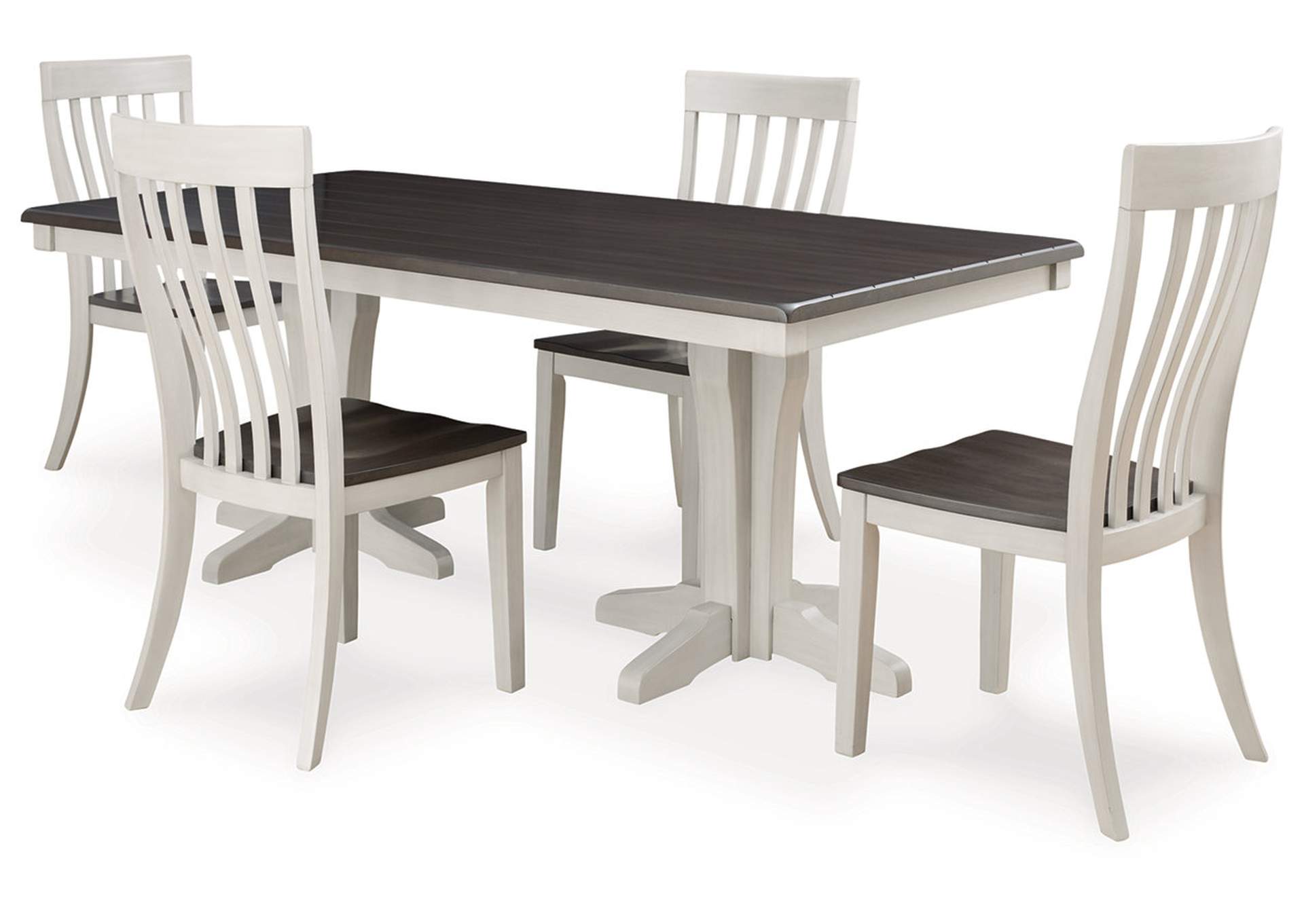 Darborn Dining Table and 4 Chairs,Signature Design By Ashley