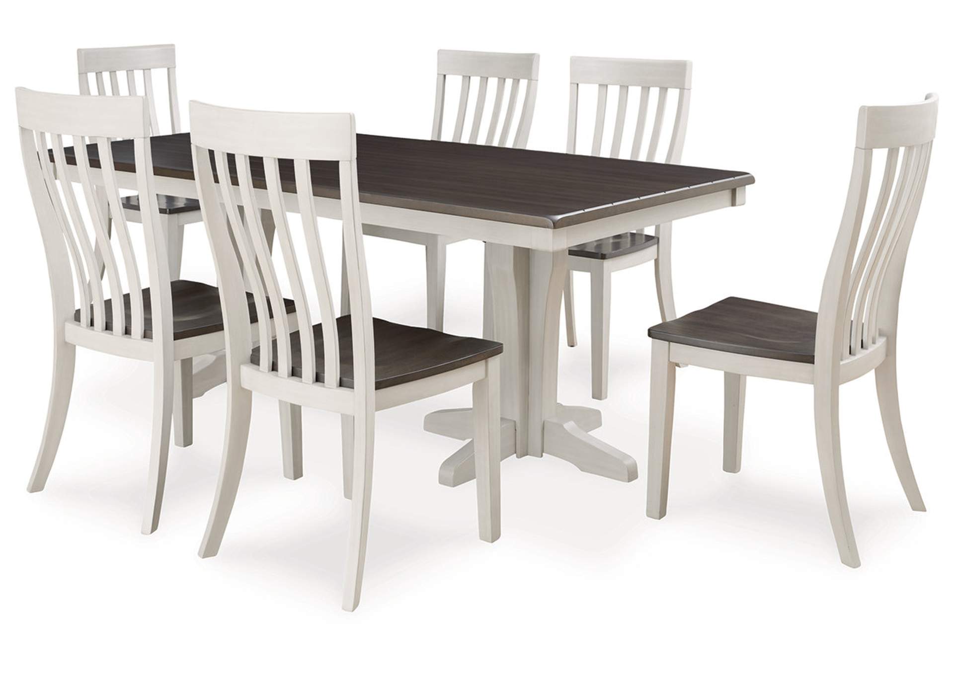 Darborn Dining Table and 6 Chairs,Signature Design By Ashley