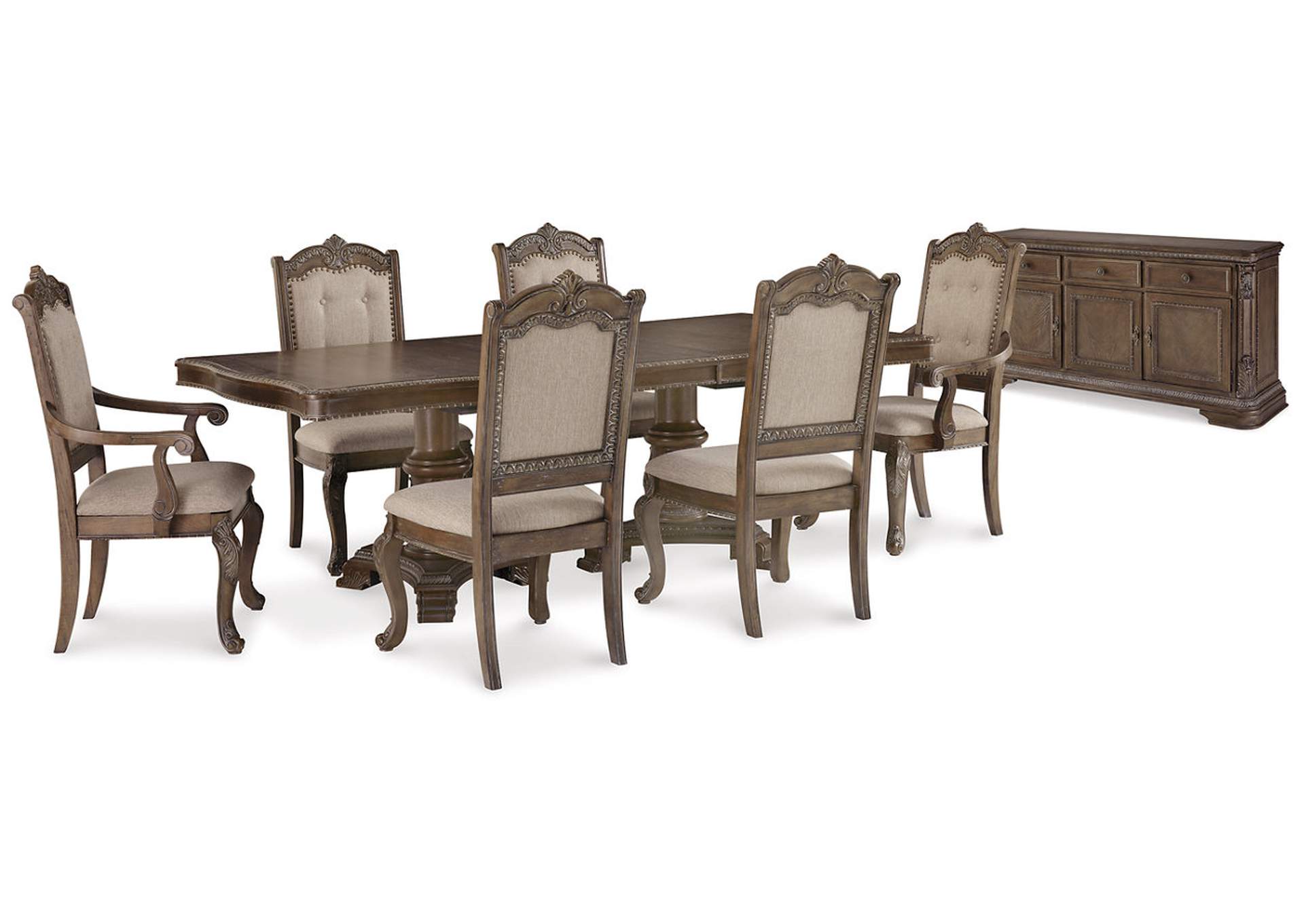 Charmond dining table and best sale 8 chairs