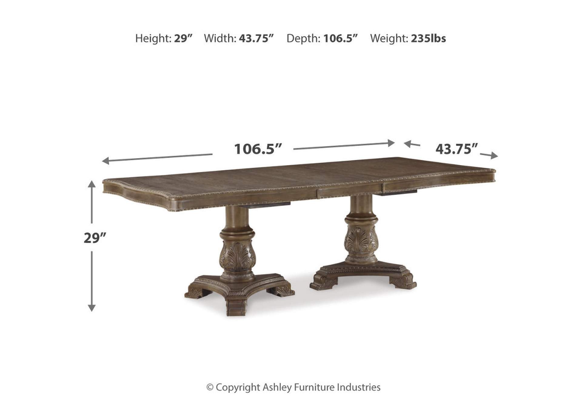 Charmond dining table and 2024 6 chairs