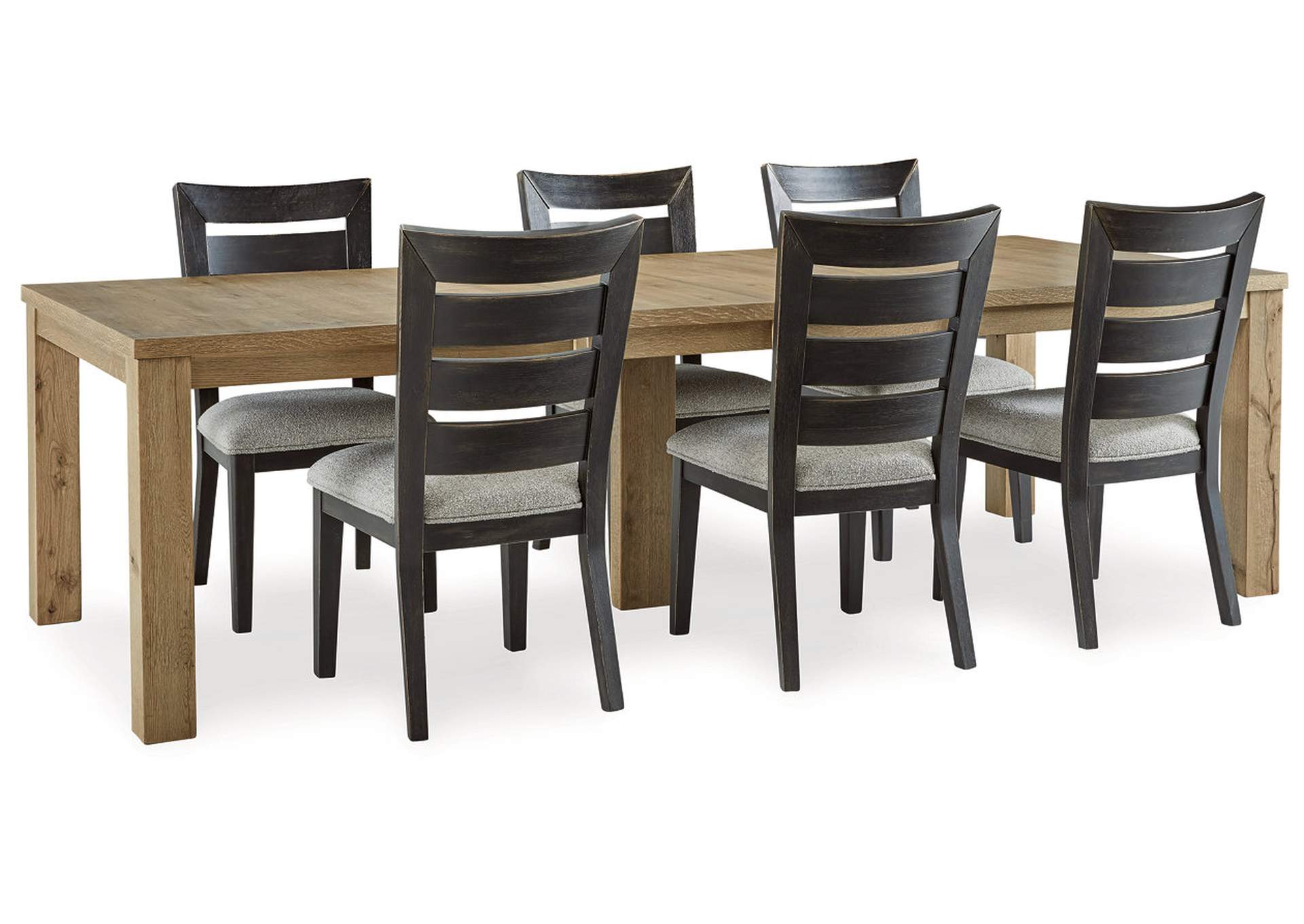 Galliden Dining Table and 6 Chairs,Signature Design By Ashley