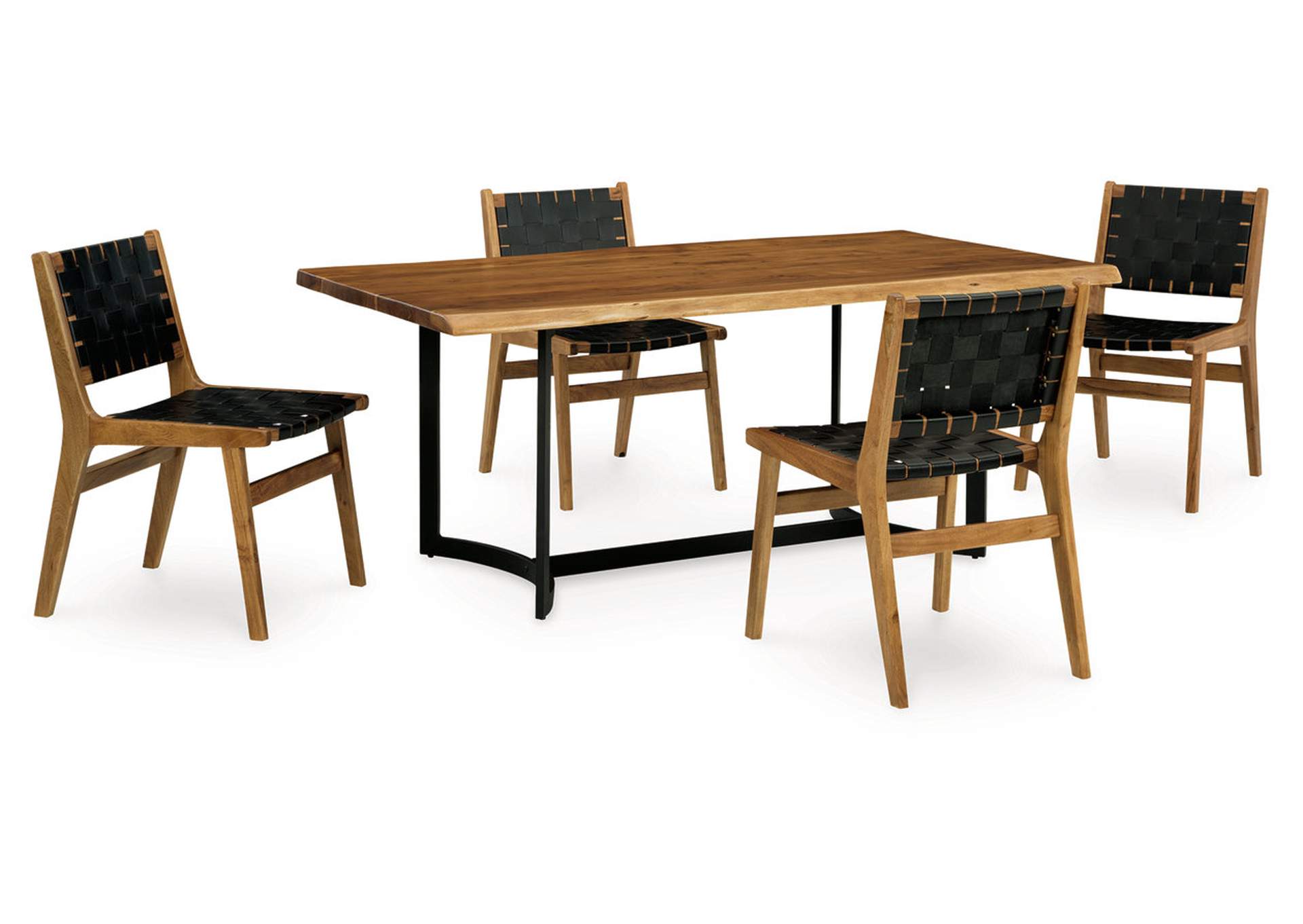 Fortmaine Dining Table and 4 Chairs,Signature Design By Ashley