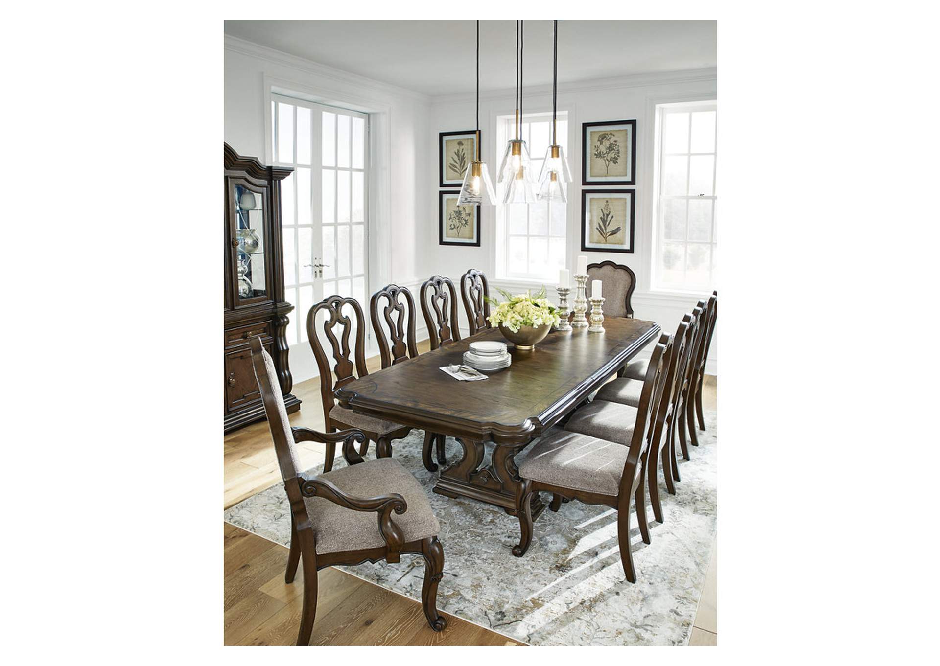 Maylee Dining Table and 10 Chairs,Signature Design By Ashley