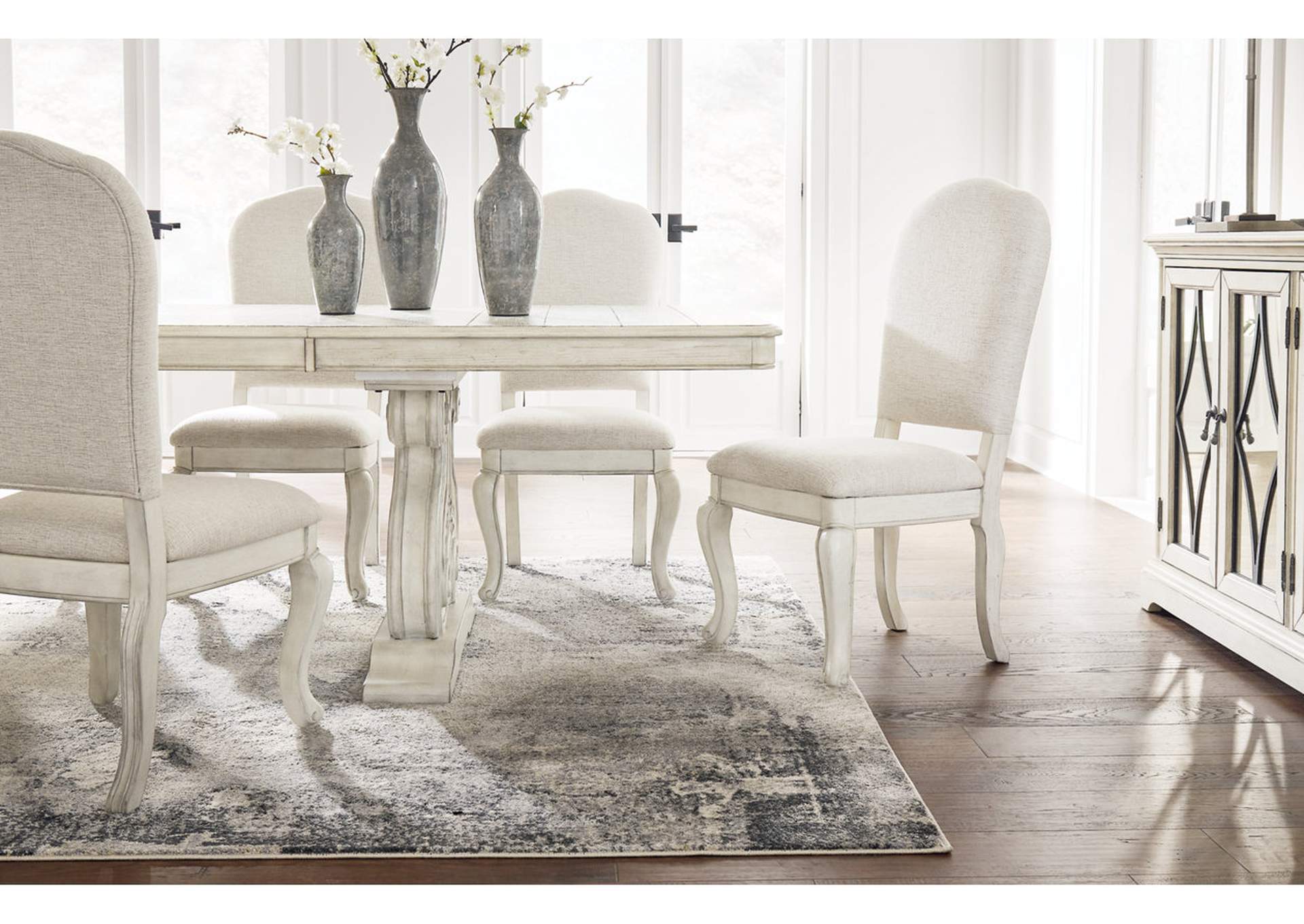 Arlendyne Dining Table and 4 Chairs,Signature Design By Ashley