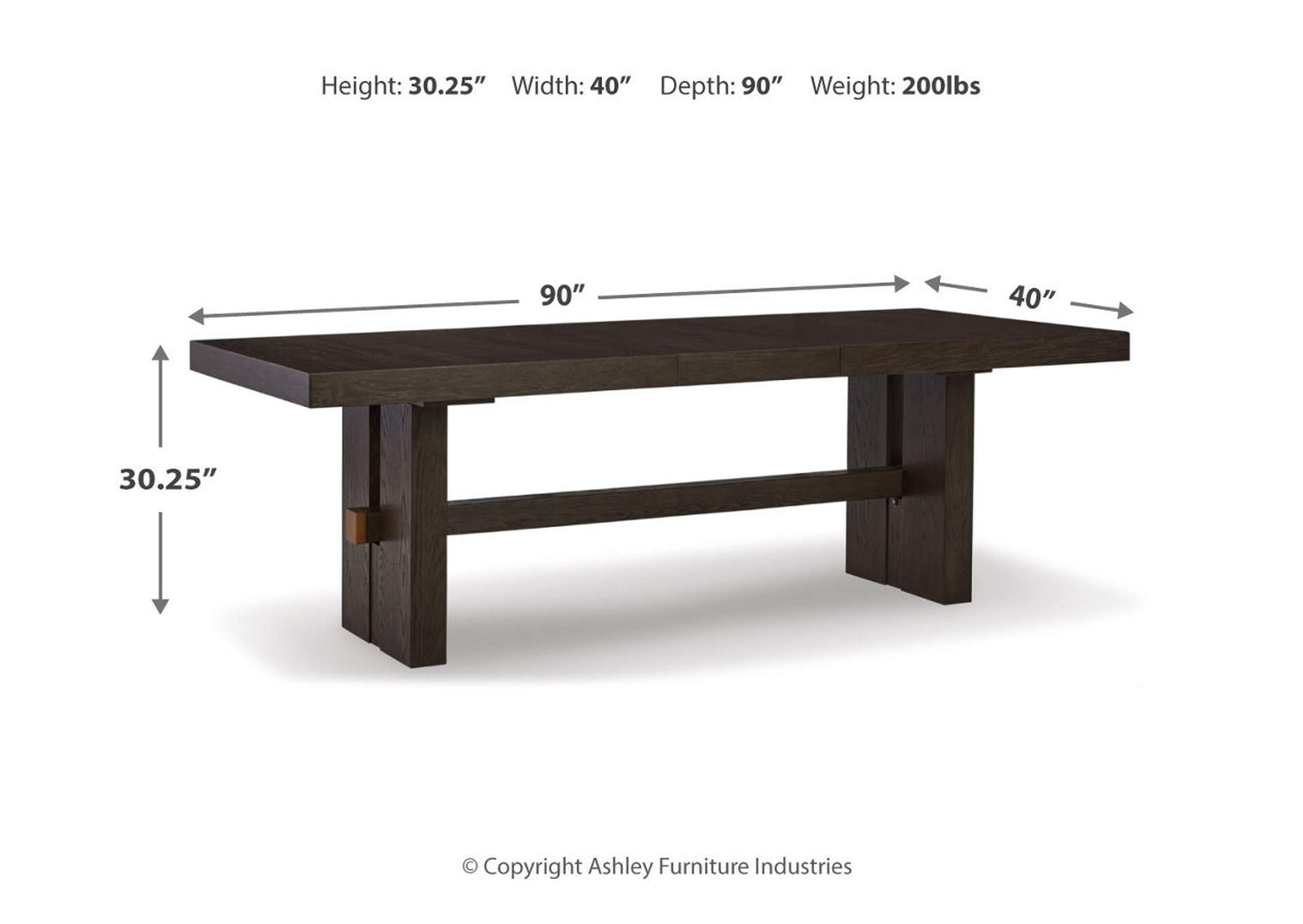 Burkhaus Dining Table and 4 Chairs,Signature Design By Ashley