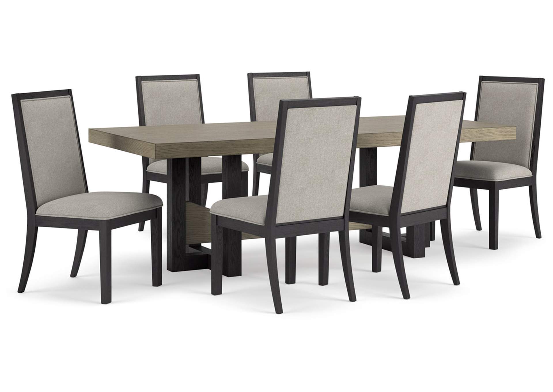 Foyland Dining Table and 6 Chairs,Signature Design By Ashley