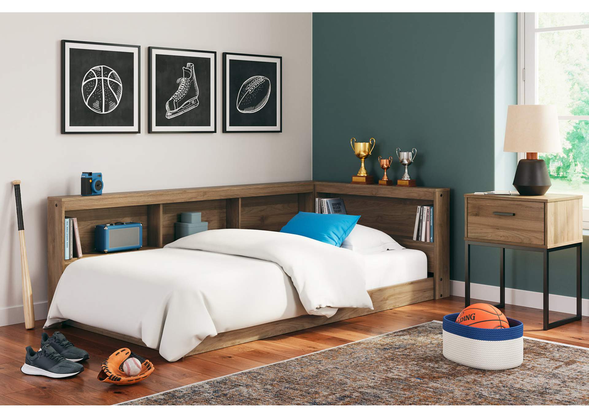 Deanlow Twin Bookcase Storage Bed,Signature Design By Ashley