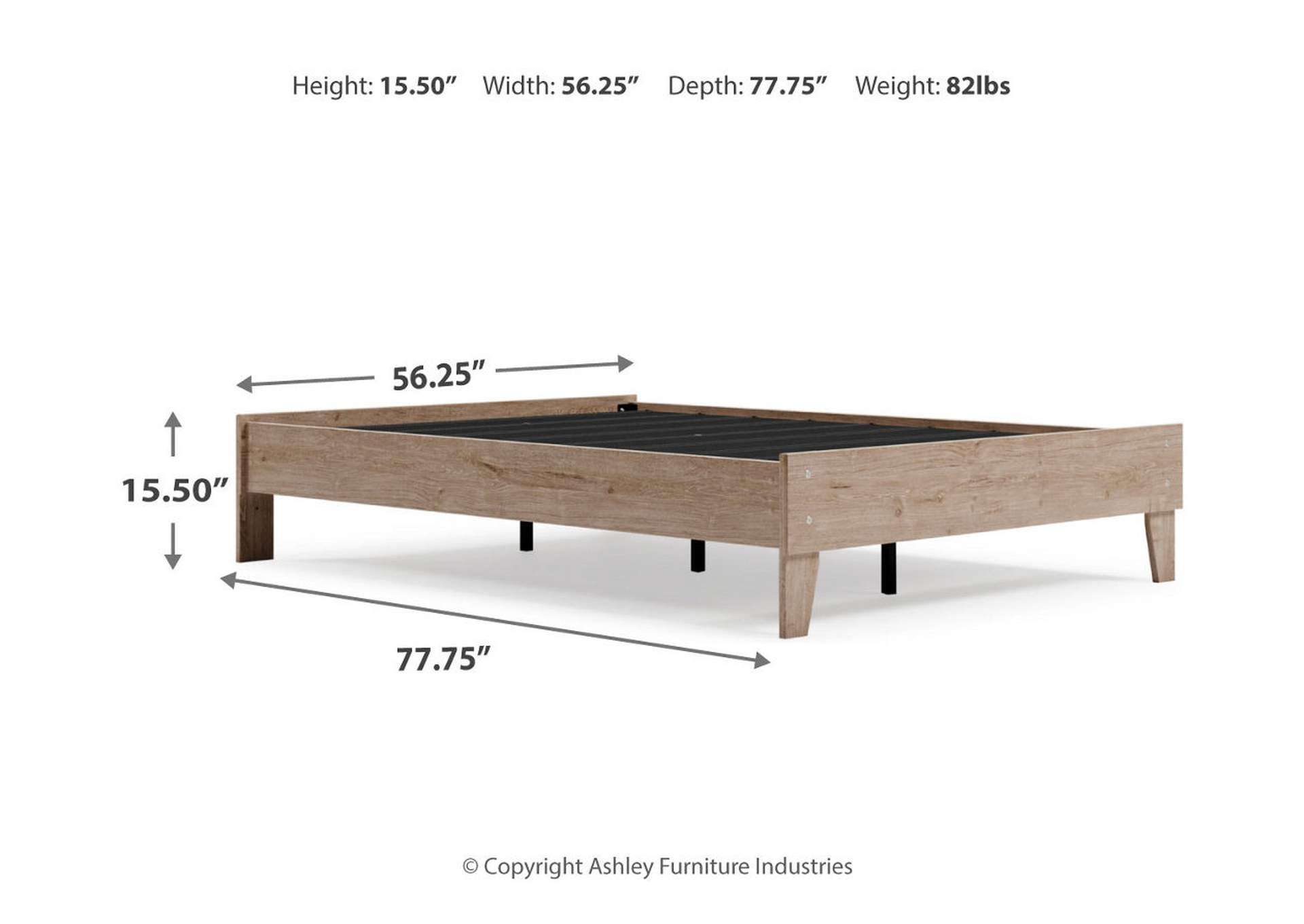 Oliah Full Platform Bed,Signature Design By Ashley
