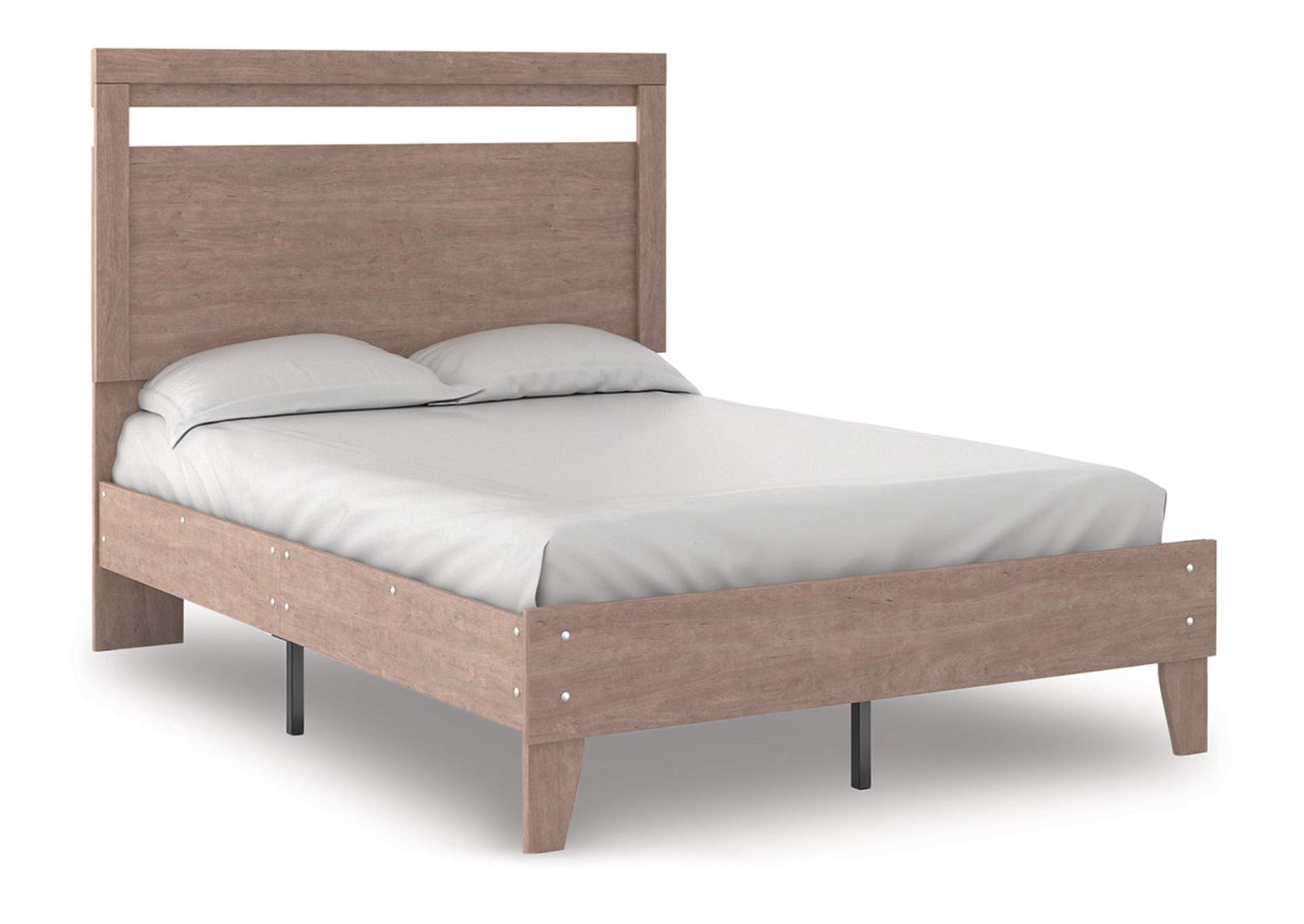 Flannia Full Panel Platform Bed with 2 Nightstands,Signature Design By Ashley