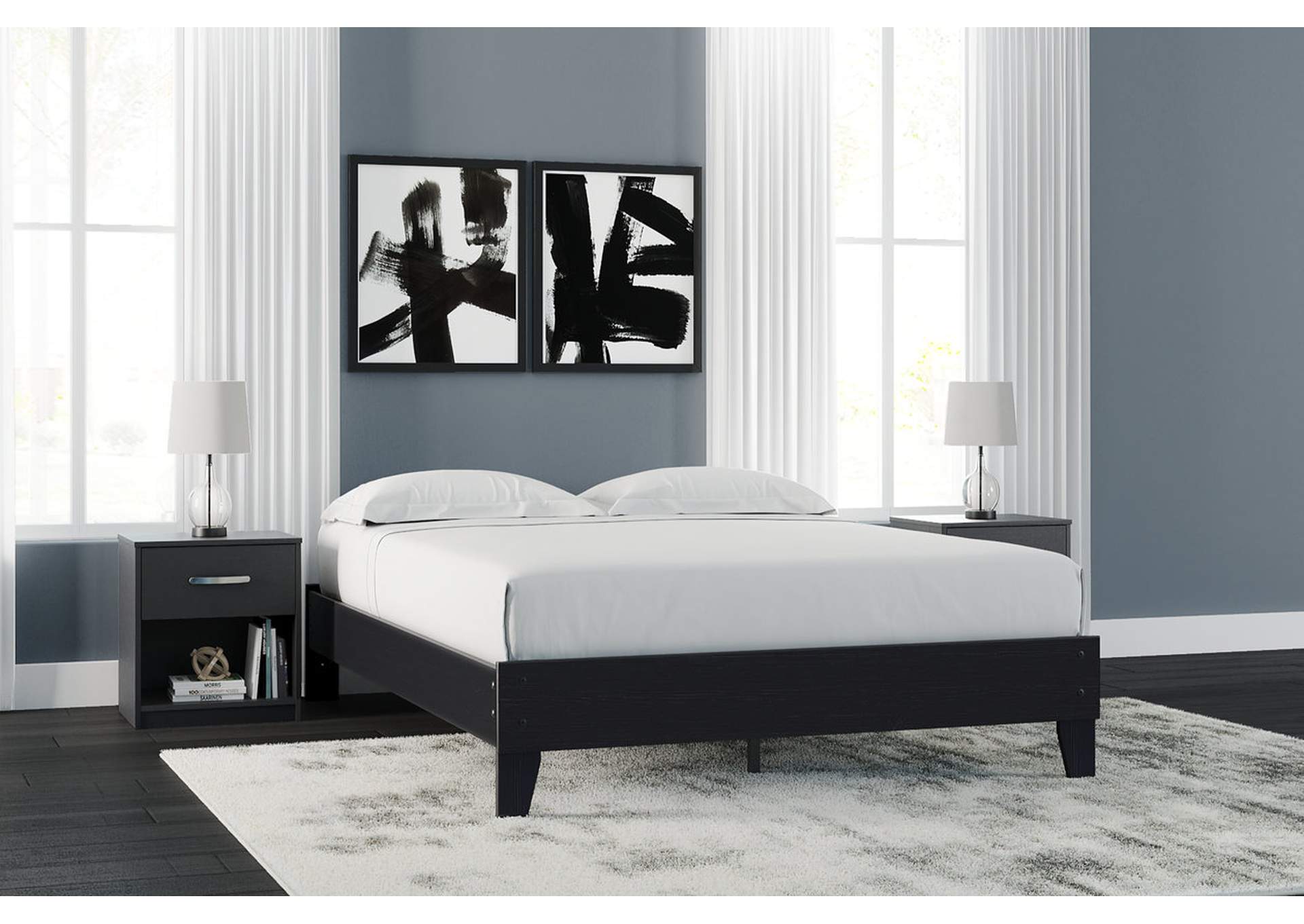 Finch Queen Platform Bed,Signature Design By Ashley