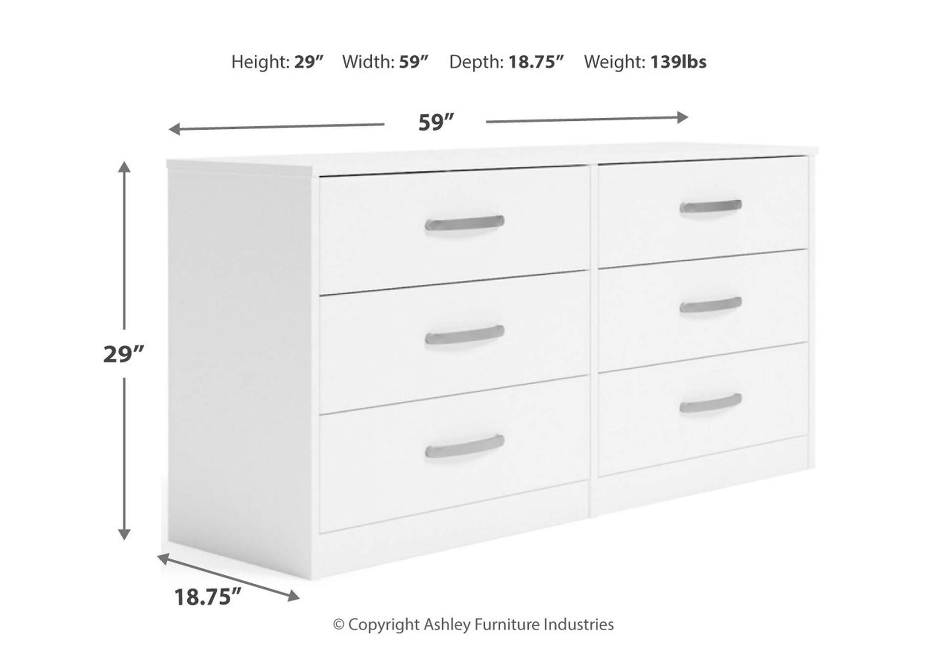 Flannia Dresser,Signature Design By Ashley