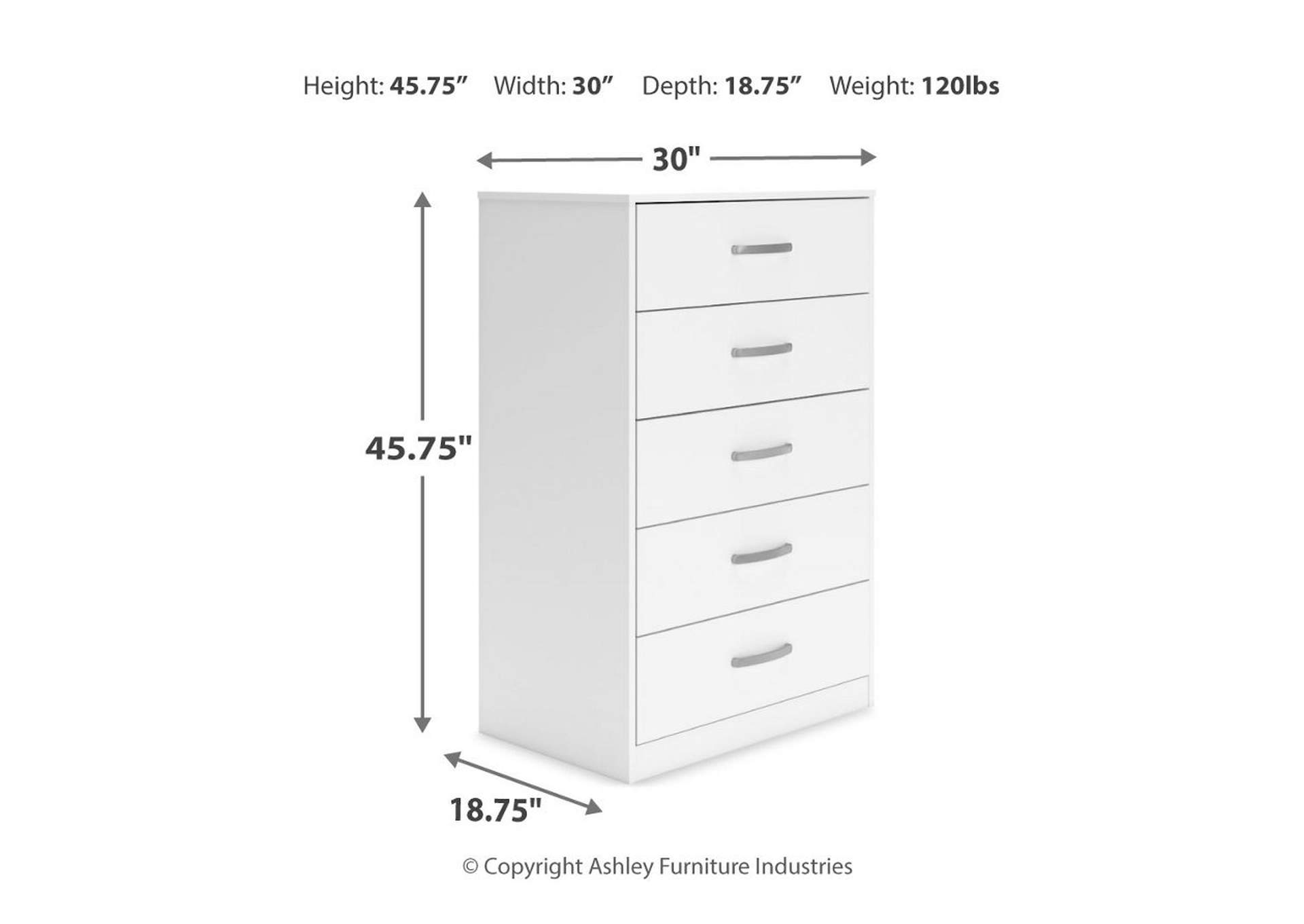 Flannia Chest of Drawers,Signature Design By Ashley