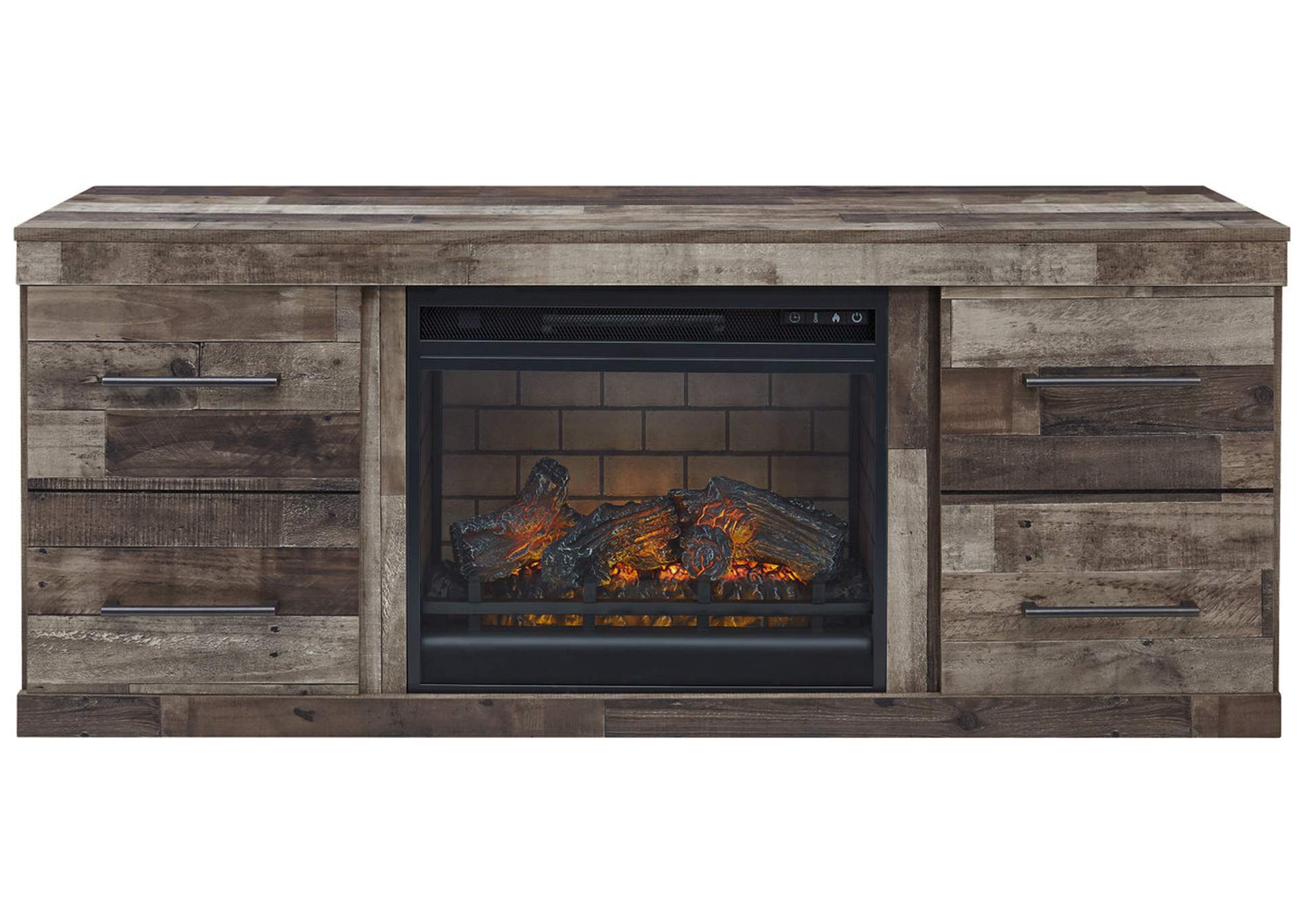 Derekson 60" TV Stand with Electric Fireplace,Signature Design By Ashley