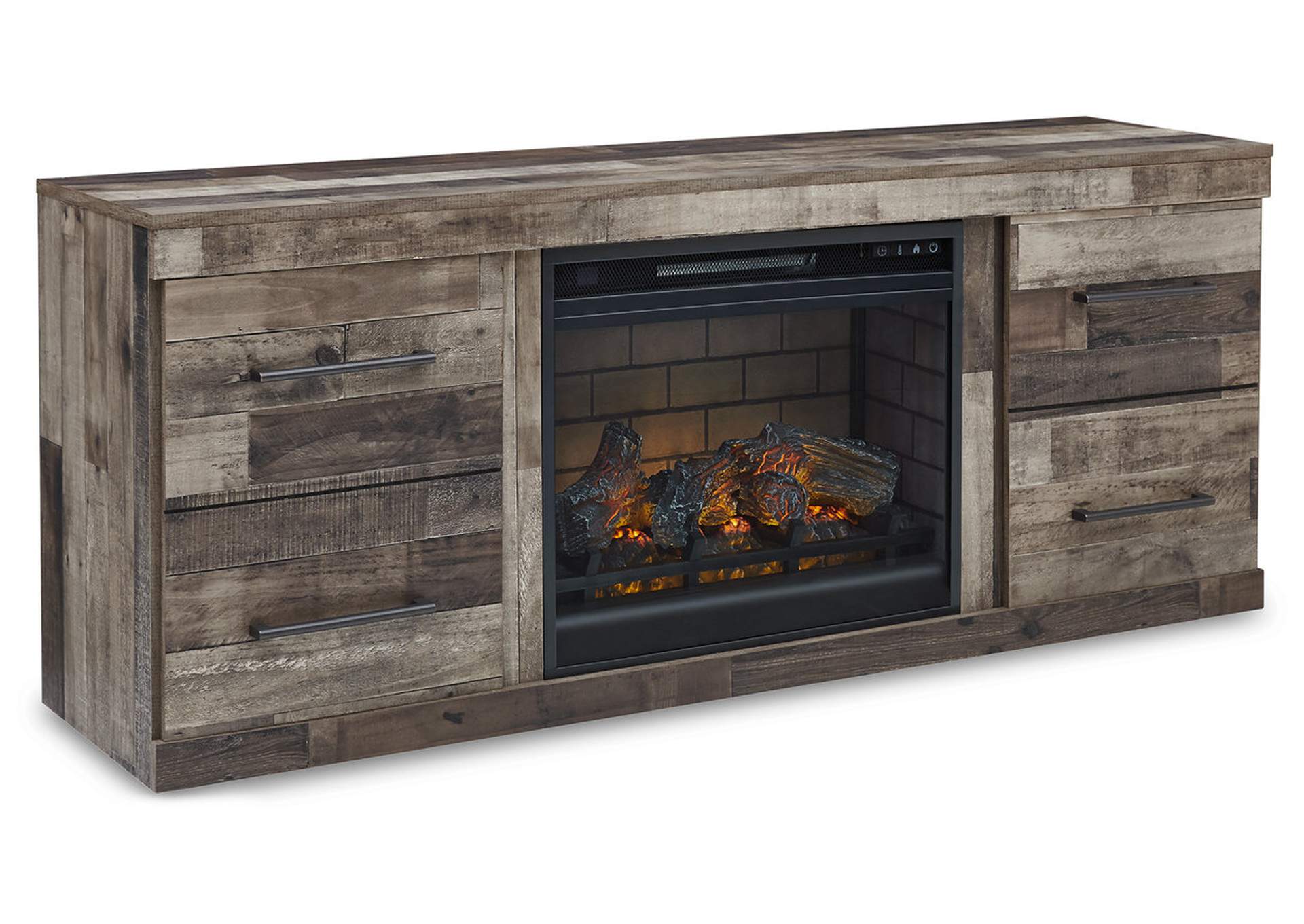 Derekson TV Stand with Electric Fireplace,Signature Design By Ashley