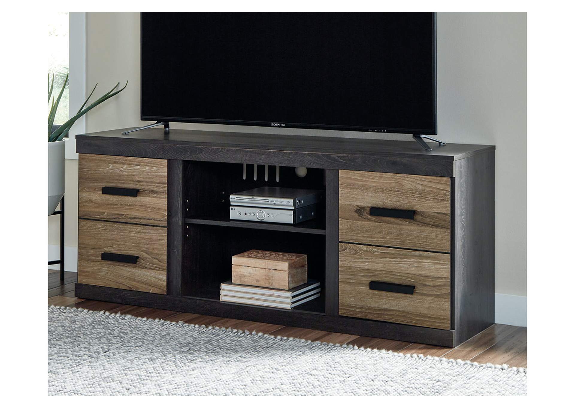 Harlinton Warm Gray 63" TV Stand,Direct To Consumer Express