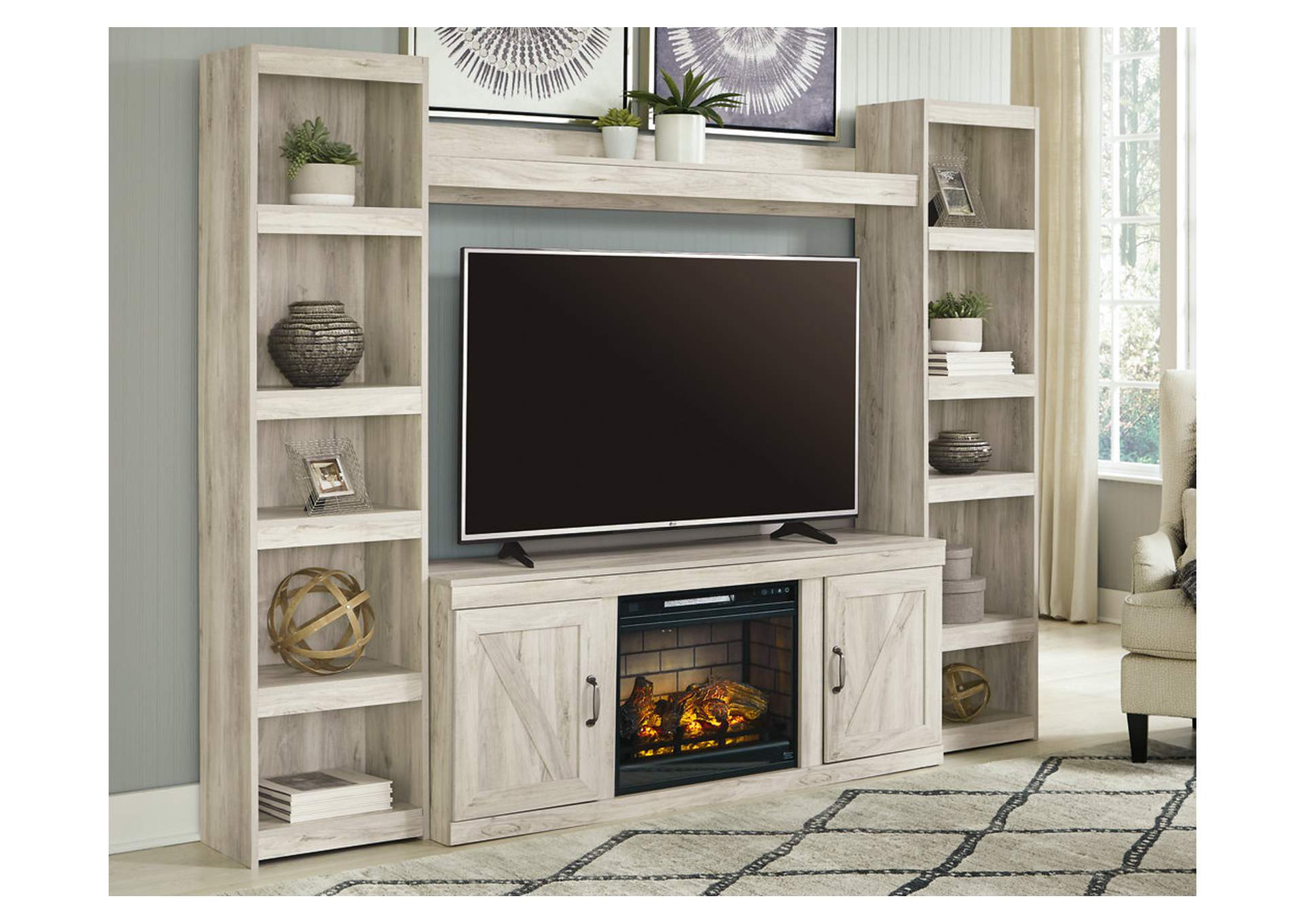 Bellaby 4-Piece Entertainment Center with Electric Fireplace,Signature Design By Ashley