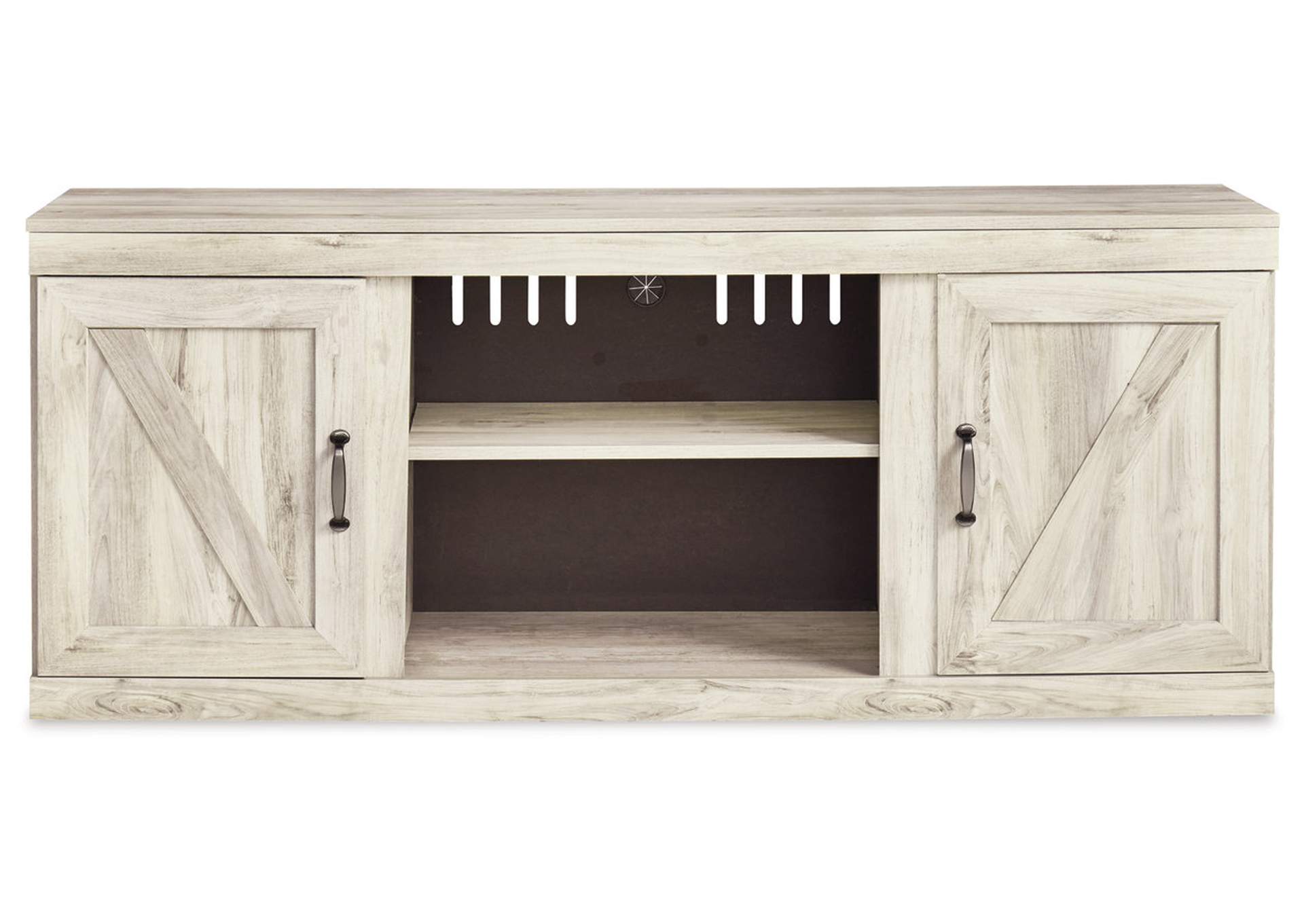 Bellaby Whitewash 63" TV Stand,Direct To Consumer Express
