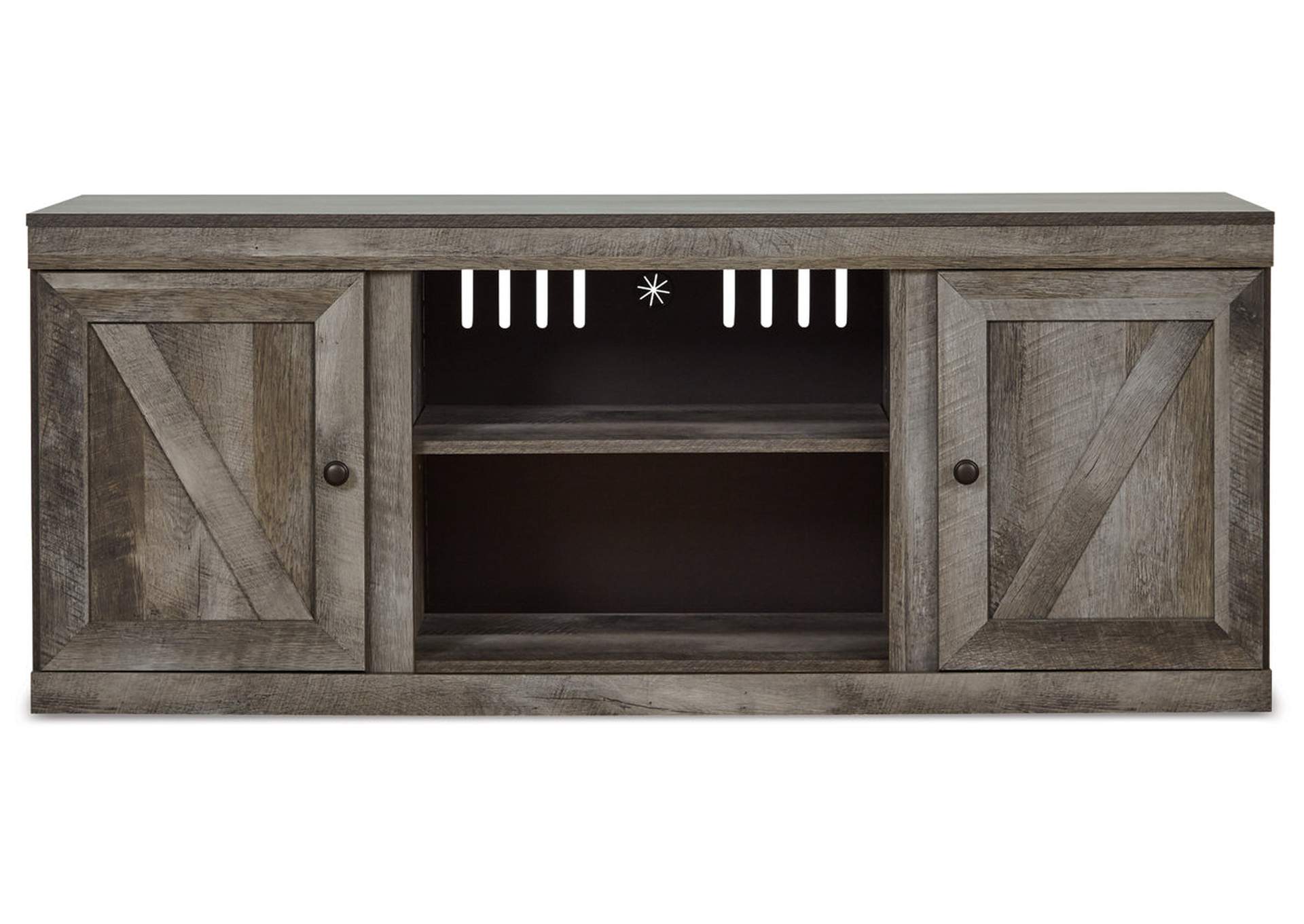 Wynnlow Gray 63" TV Stand,Direct To Consumer Express