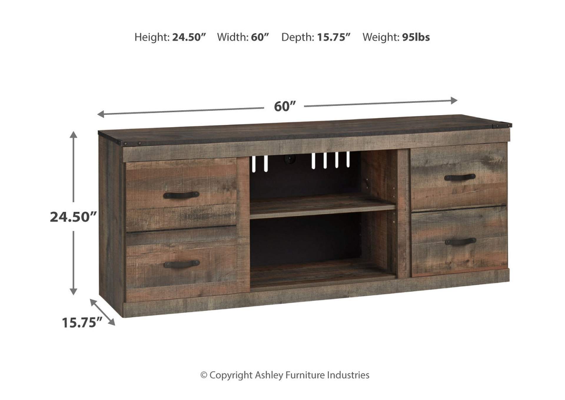 Trinell 60" TV Stand,Signature Design By Ashley