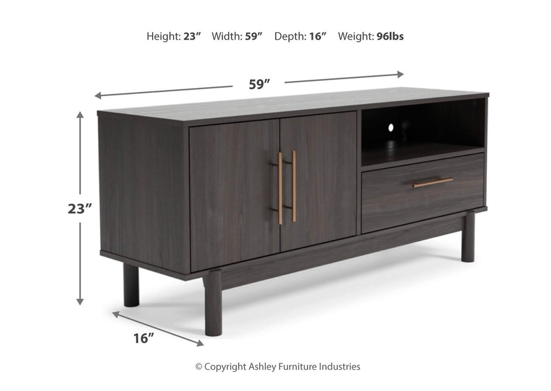Brymont 59" TV Stand,Signature Design By Ashley