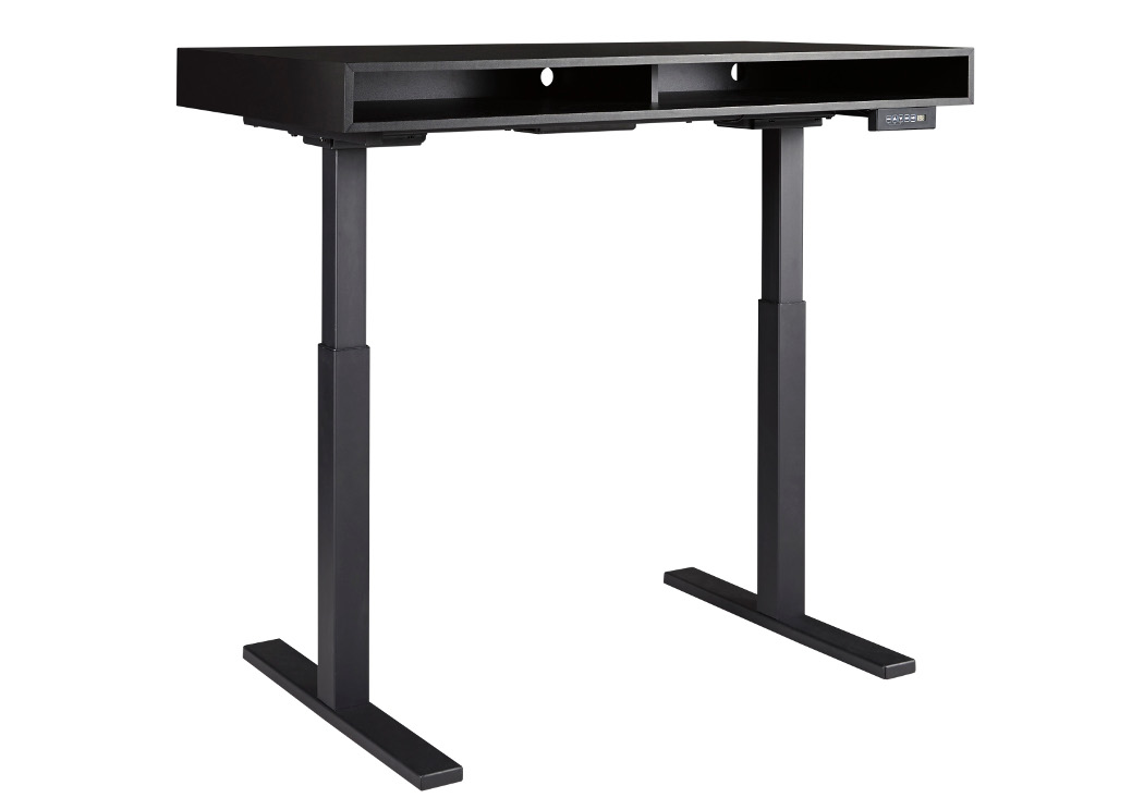 Laney Black Adjustable Height Desk,ABF Signature Design by Ashley