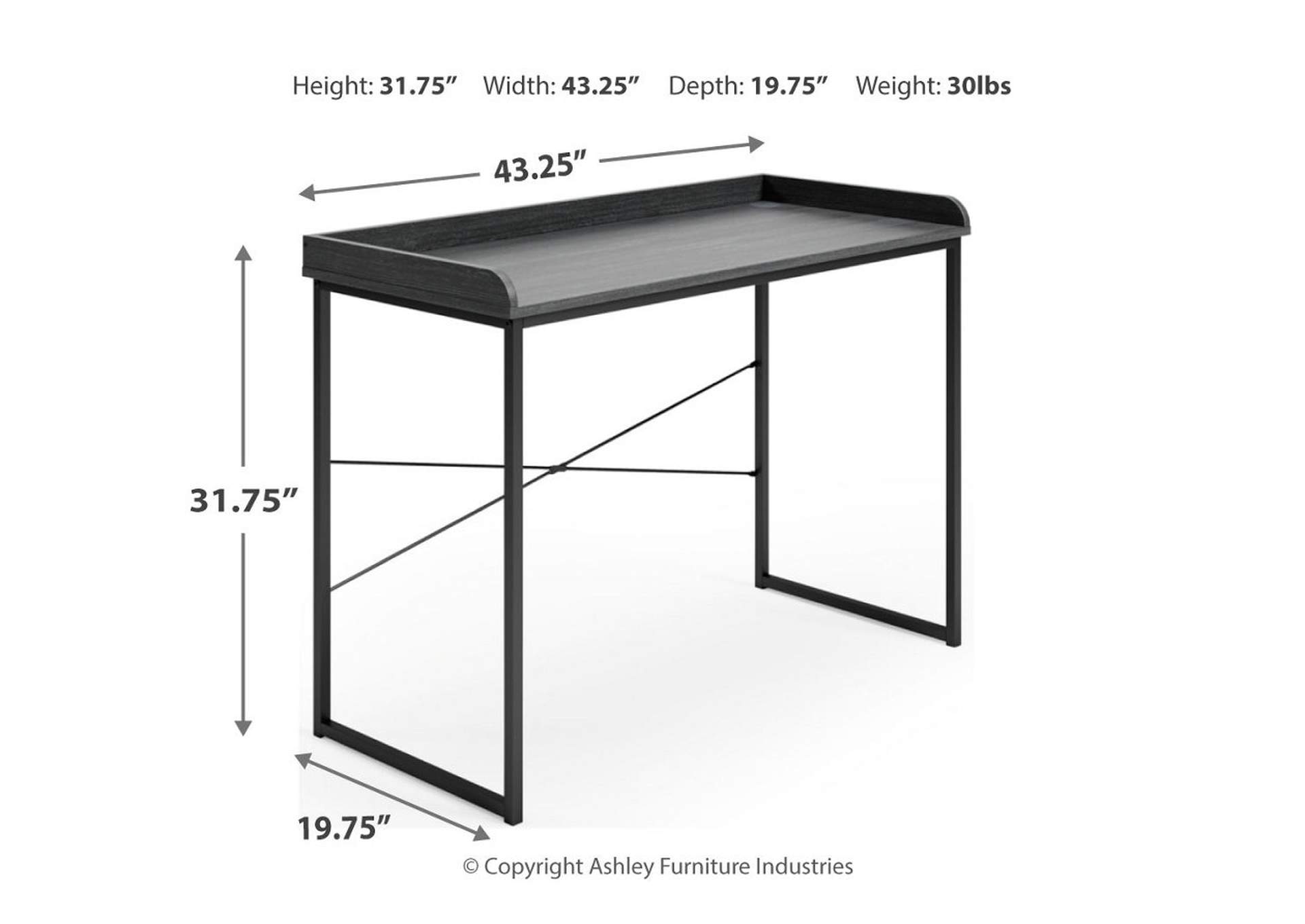 Yarlow Home Office Desk,Signature Design By Ashley