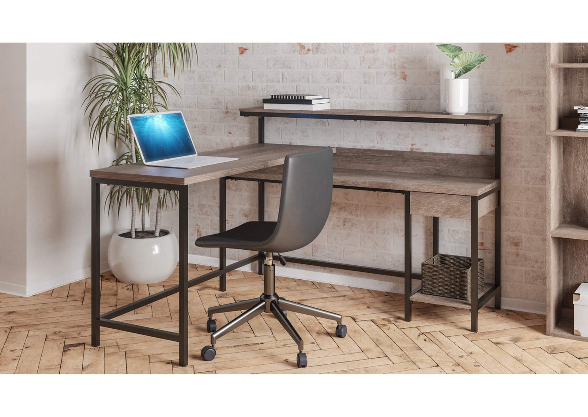 Arlenbry Gray Home Office Desk,Direct To Consumer Express