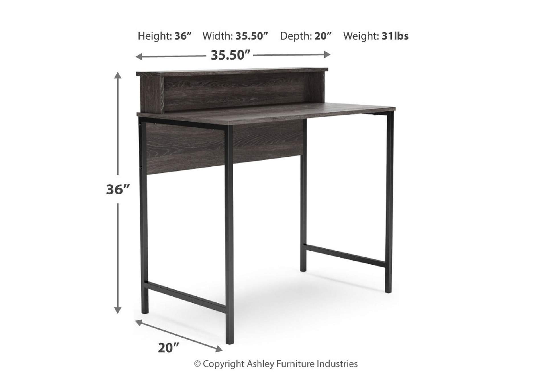 Freedan 37" Home Office Desk,Signature Design By Ashley
