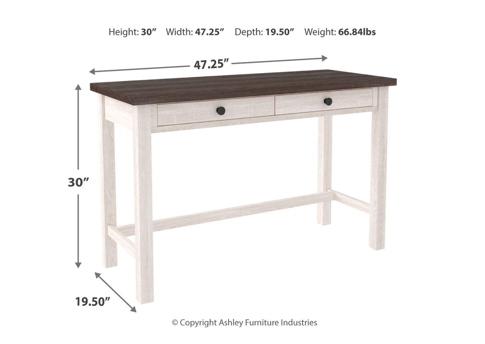 Dorrinson 47" Home Office Desk,Signature Design By Ashley