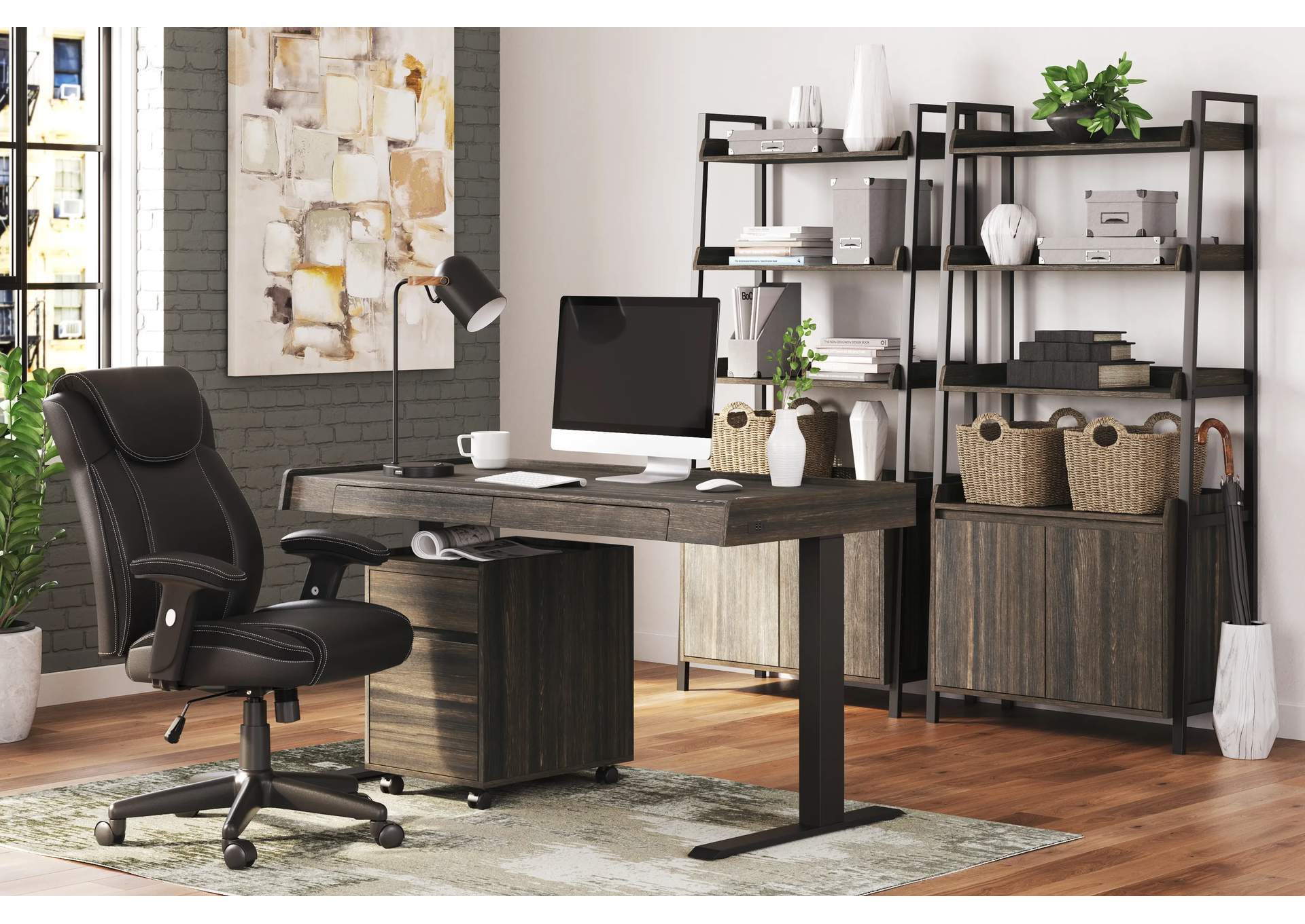 Zendex 55" Adjustable Height Desk,Signature Design By Ashley