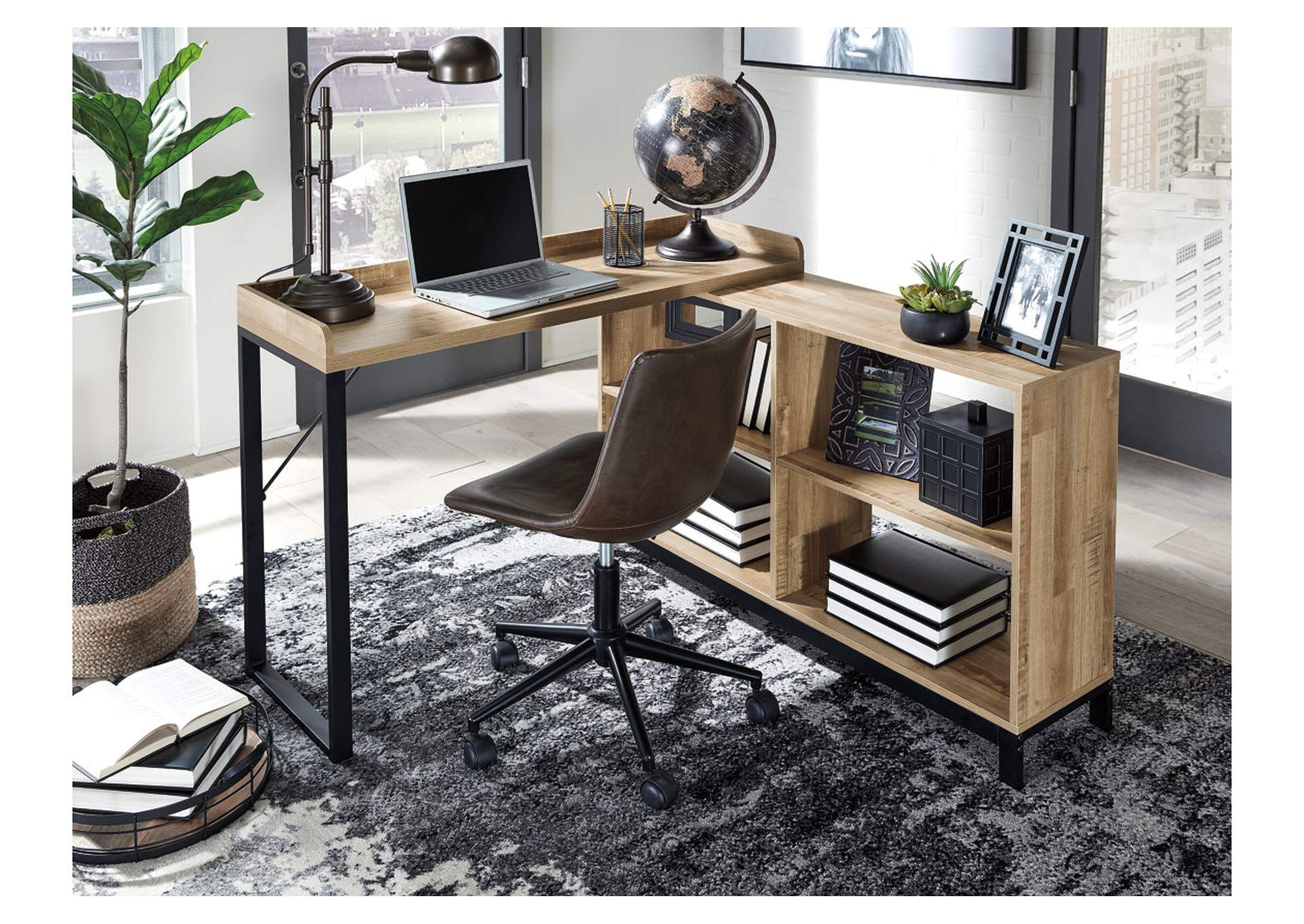 Gerdanet Home Office L-Desk,Signature Design By Ashley
