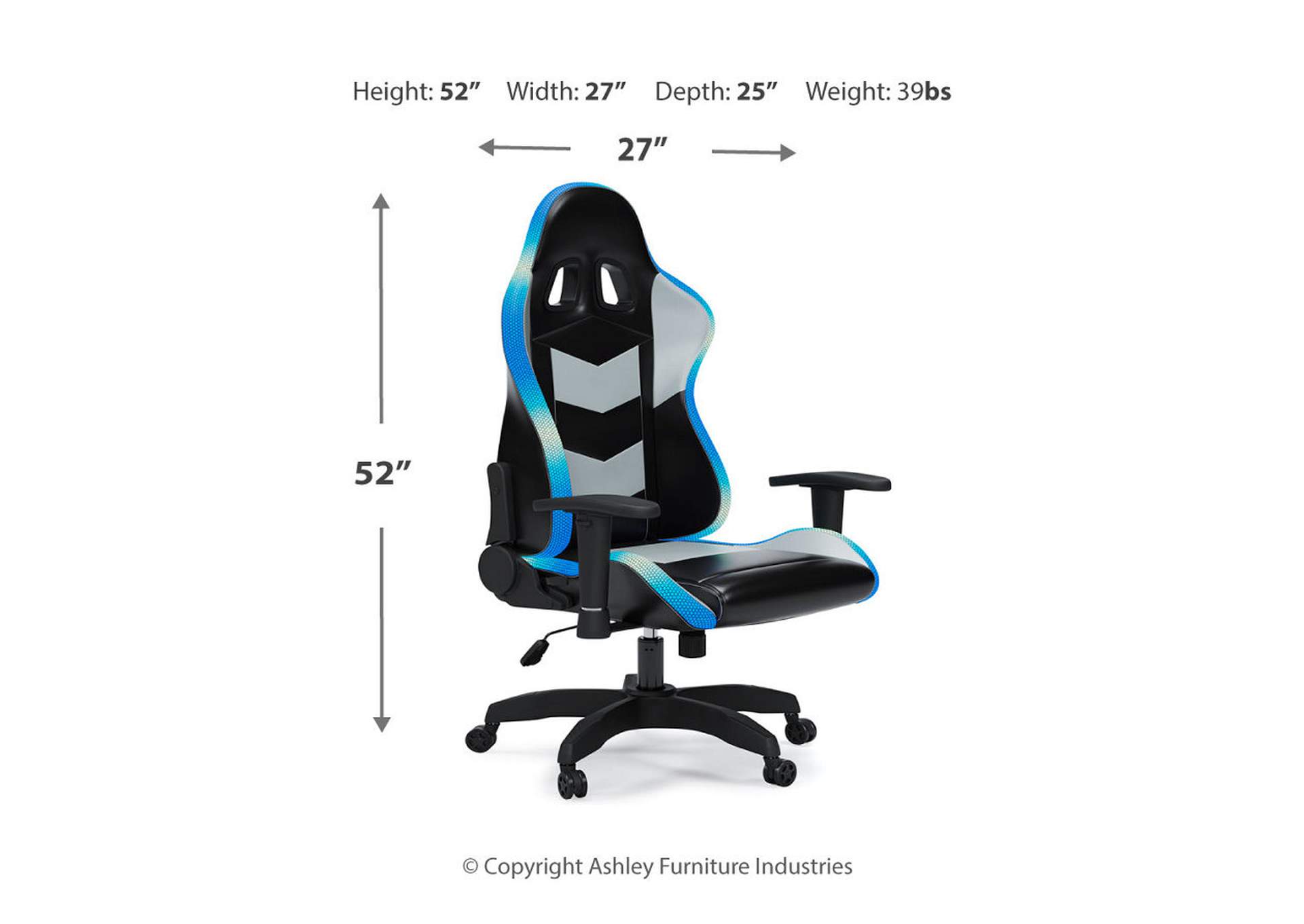 Lynxtyn Home Office Desk Chair,Signature Design By Ashley