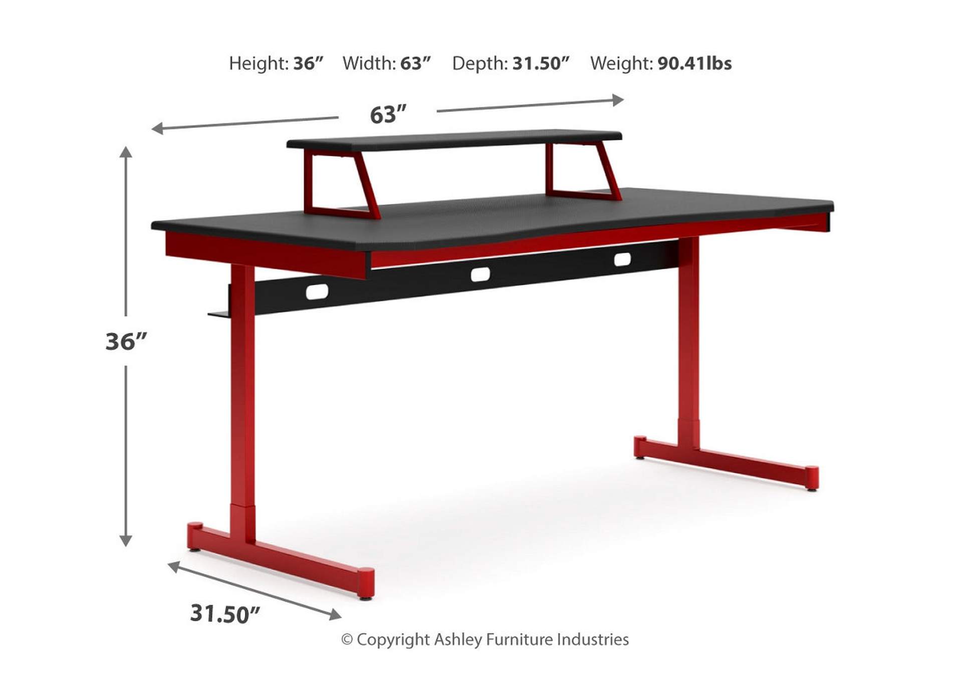 Lynxtyn Home Office Desk,Signature Design By Ashley