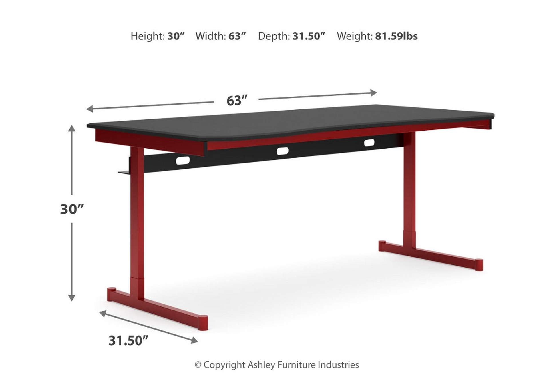 Lynxtyn Home Office Desk,Signature Design By Ashley